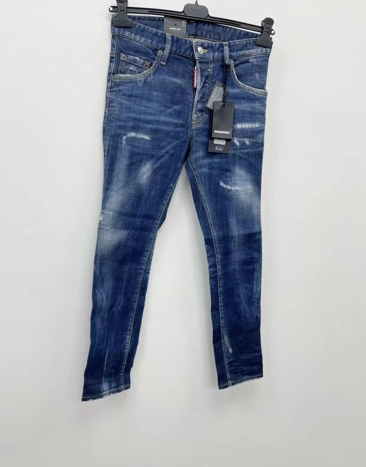Dsquared2 DSQUARED2 (D2) Stretch Washed Skinny Jeans J30 Size US 32 / EU 48 - 2 Thumbnail