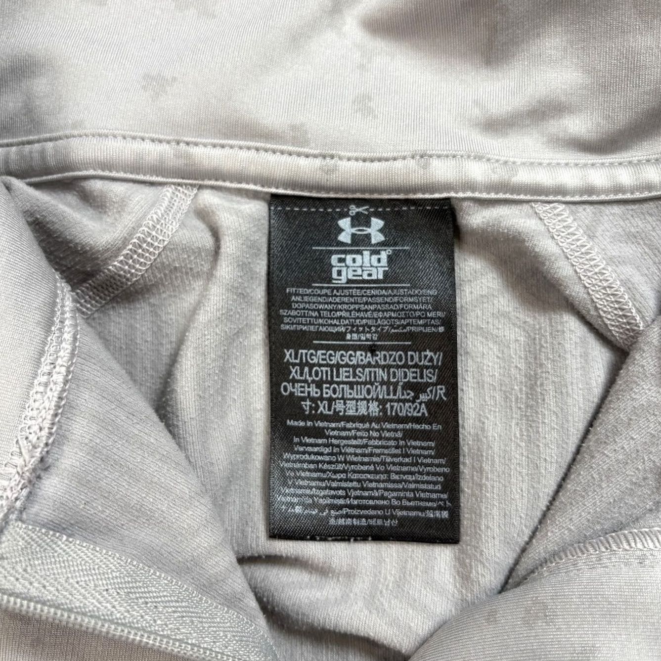 Under Armour Under Armour Jacket Men XL Gray ColdGear Quarter Zip Pullover Comfort Running Size US XL / EU 56 / 4 - 4 Thumbnail