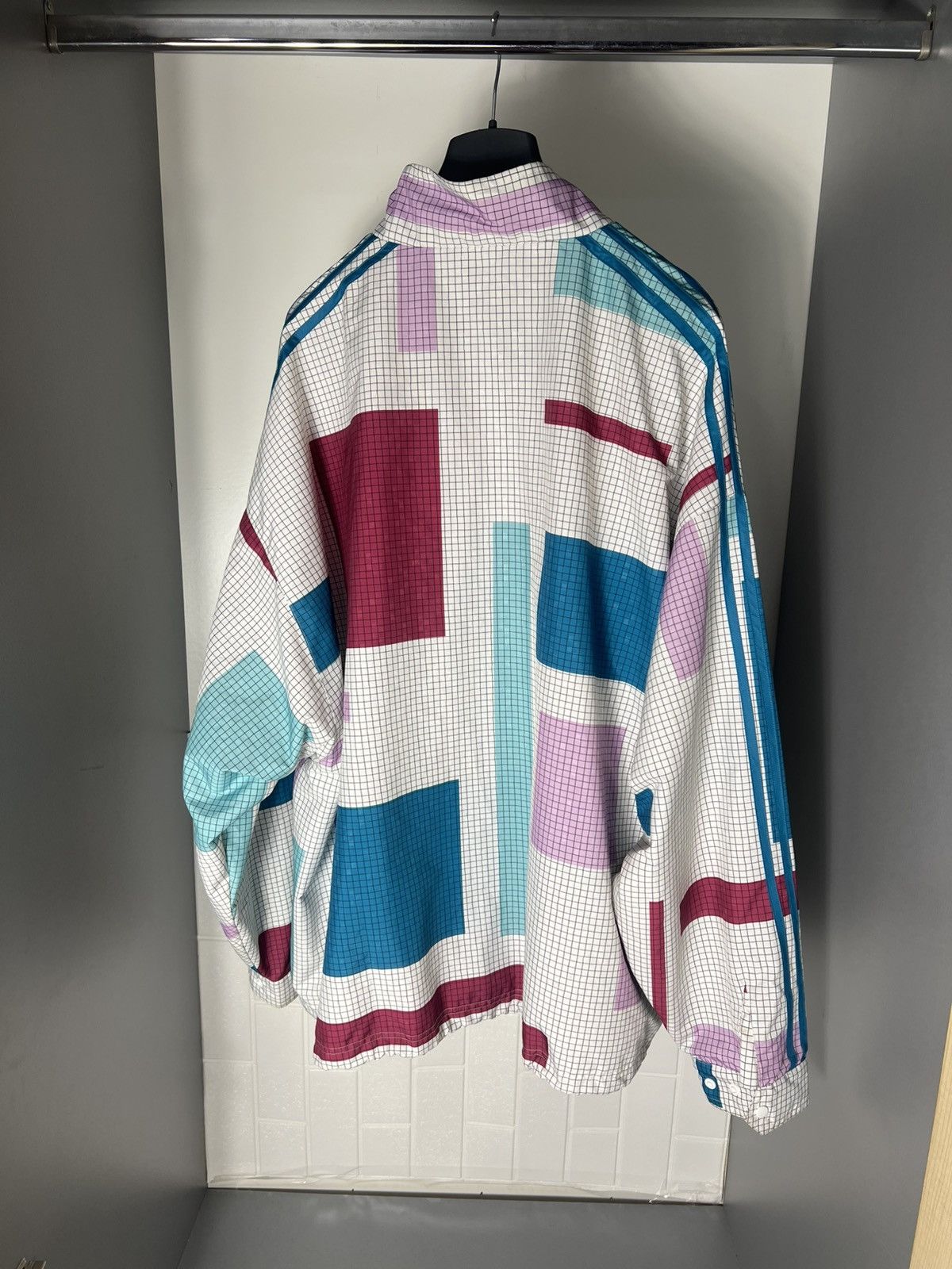 Adidas × Vintage VERY RARE ADIDAS ORIGINAL DESIGNER LIGHT JAKCET RETRO Y2K Size US XXL / EU 58 / 5 - 7 Thumbnail