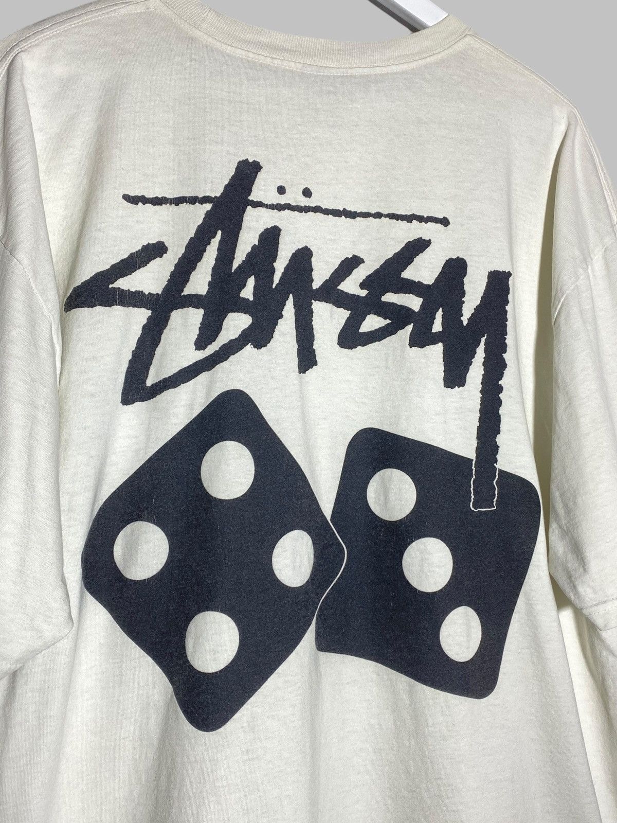 STUSSY VINTAGE DICE TEE STREET SKATE NYC OG STYLE