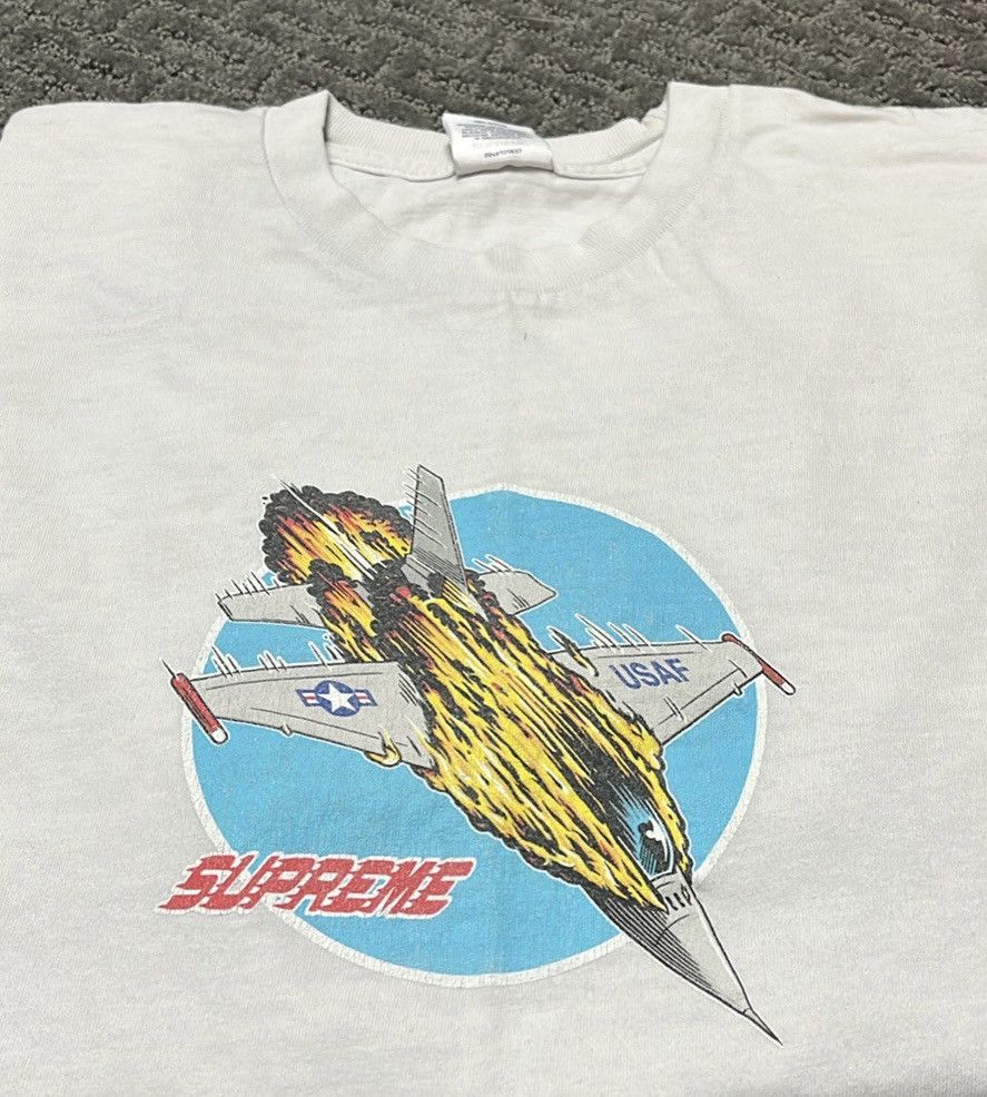 Supreme Supreme USAF white tshirt Size US L / EU 52-54 / 3 - 1 Thumbnail