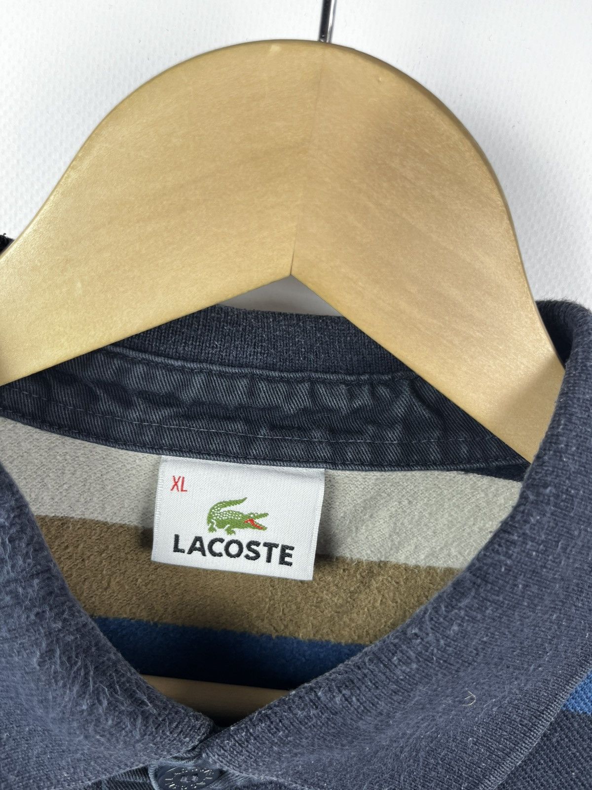 Lacoste Lacoste rugby shirt vintage size xl Size US XL / EU 56 / 4 - 3 Thumbnail
