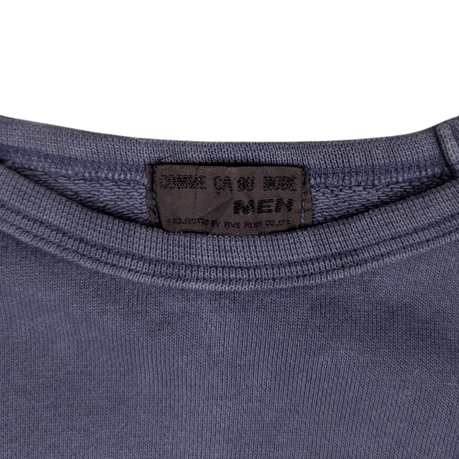 Japanese Brand COMME CA DU MODE MEN Spell Out Embroidery Logo Sweatshirts Size US M / EU 48-50 / 2 - 13 Thumbnail