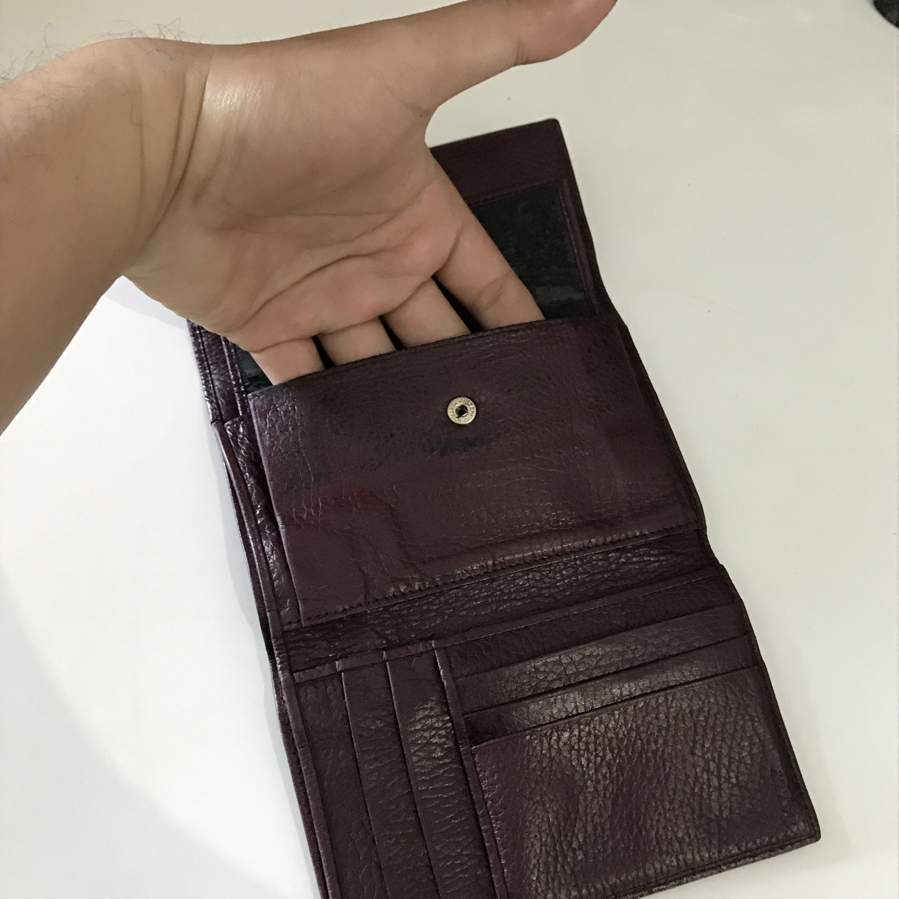 Bally Vintage Bally Wallet Purse bifold Leather red fiocchi Italy Size ONE SIZE - 3 Thumbnail