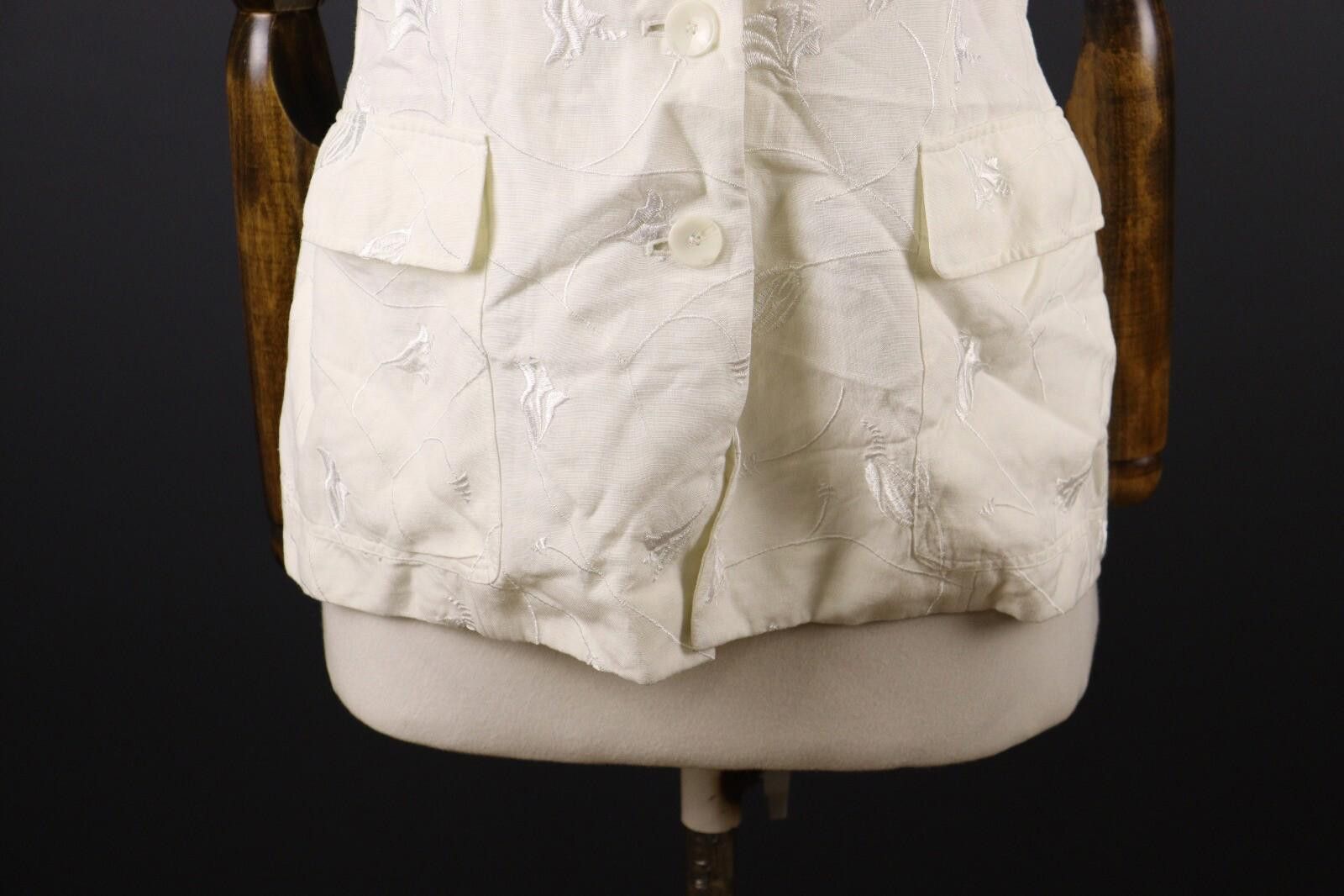 Polo Ralph Lauren Laurel by Escada Linen Floral Blouse Shirt Size 38 Size M / US 6-8 / IT 42-44 - 4 Thumbnail
