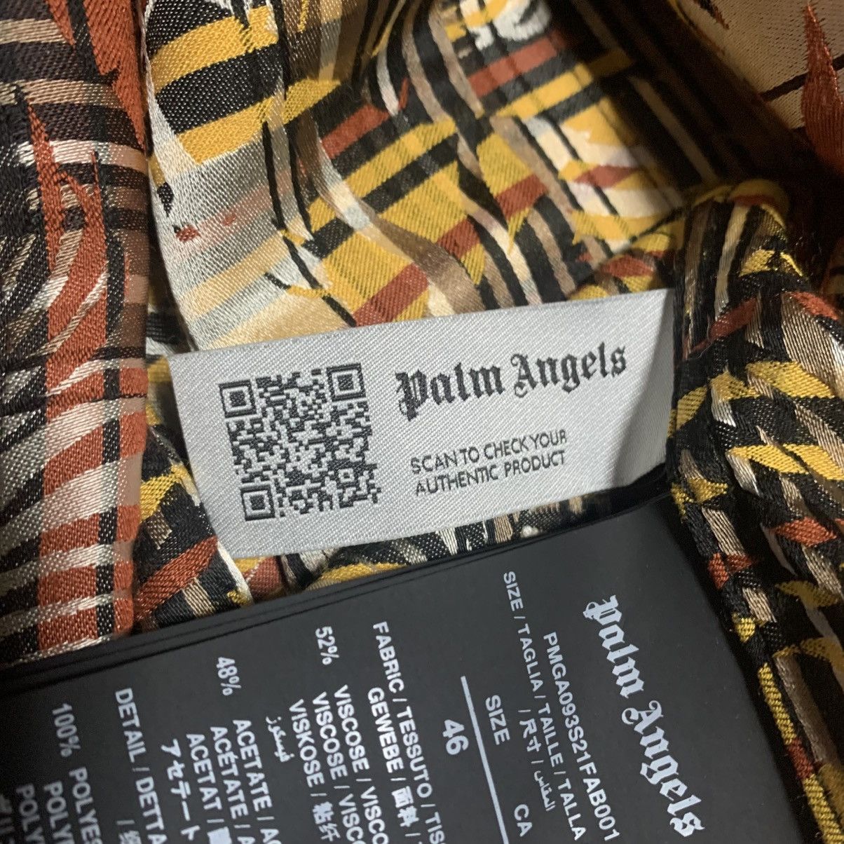 Palm Angels Palm Angels Small Shirt PA Logo Plaid Bowling Shirt 46 Size US S / EU 44-46 / 1 - 9 Thumbnail