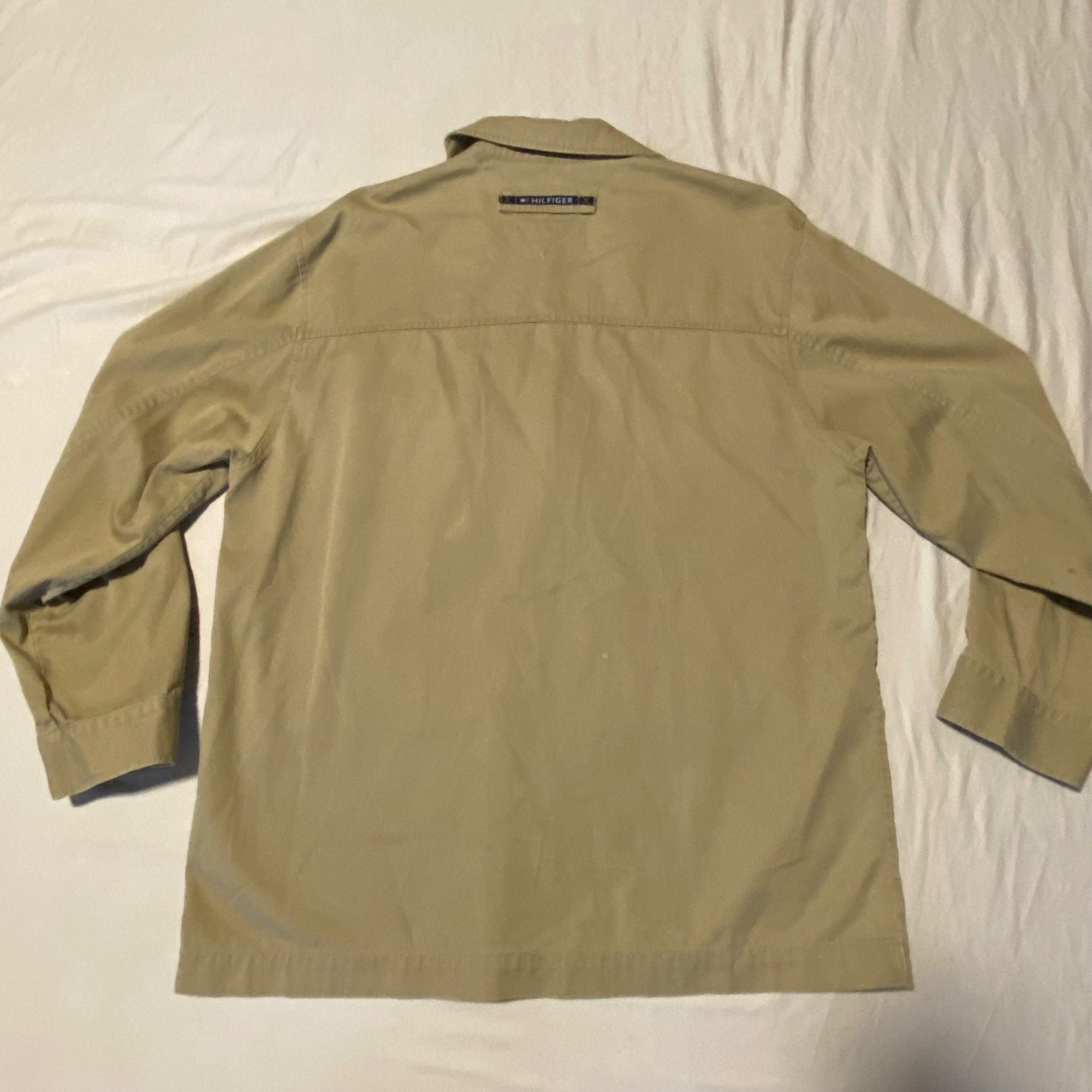 Tommy Hilfiger Tommy Hilfiger Mens Beige Button-Up Jacket Size M Size US M / EU 48-50 / 2 - 2 Thumbnail