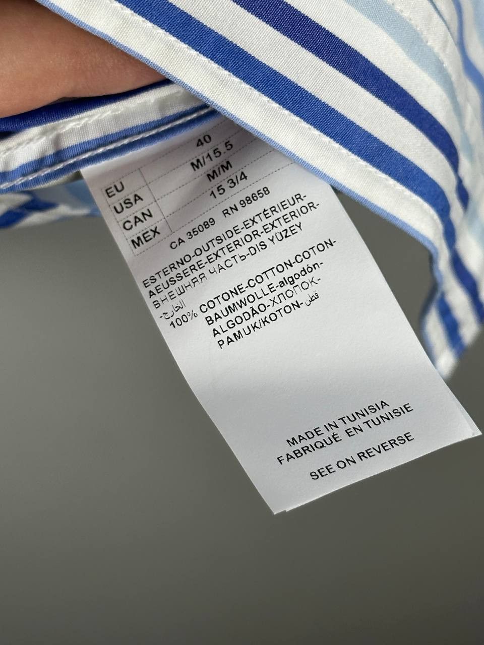 Paul & Shark Paul & Shark Long Sleeve Striped Shirt Luxury Size M Size US M / EU 48-50 / 2 - 9 Thumbnail