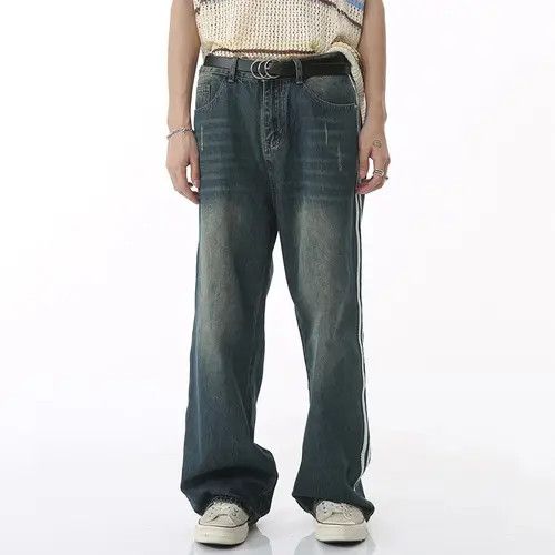 Jean Casual Blue Baggy Jeans Size US 33 - 1 Thumbnail