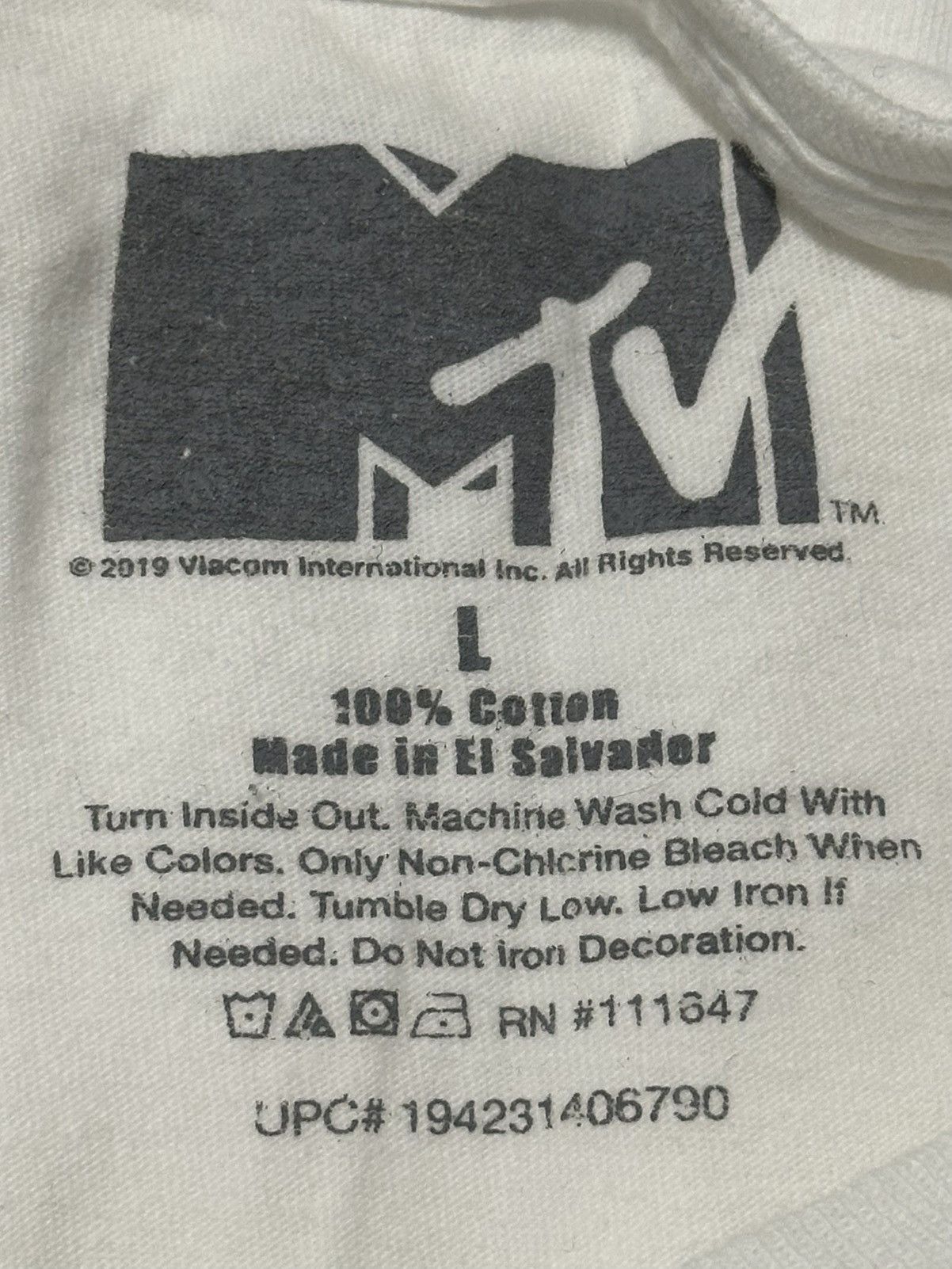 Mtv MTV shirt Size US L / EU 52-54 / 3 - 5 Thumbnail