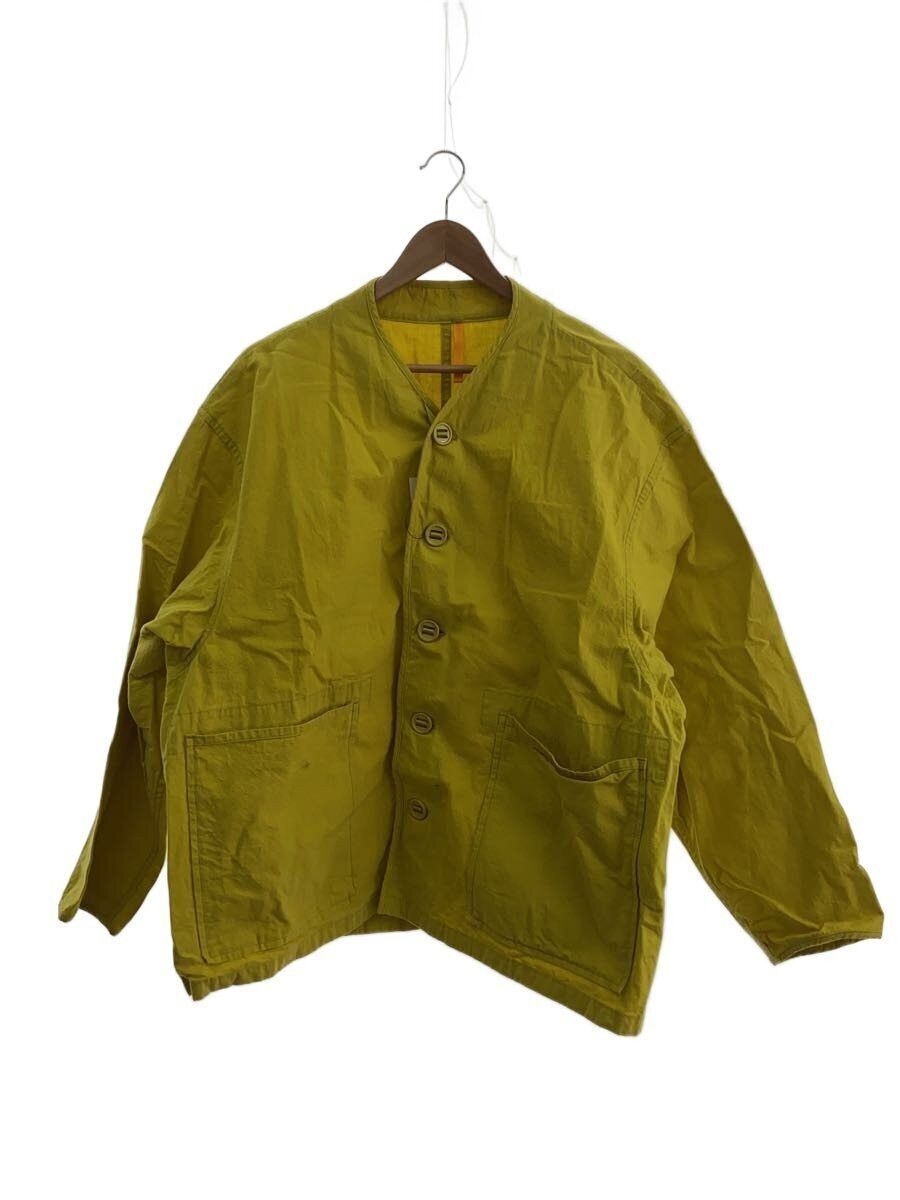 MAN-TLE MAN-TLE Wattle Wax Collarless Jacket Yellow S Size US S / EU 44-46 / 1 - 1 Thumbnail