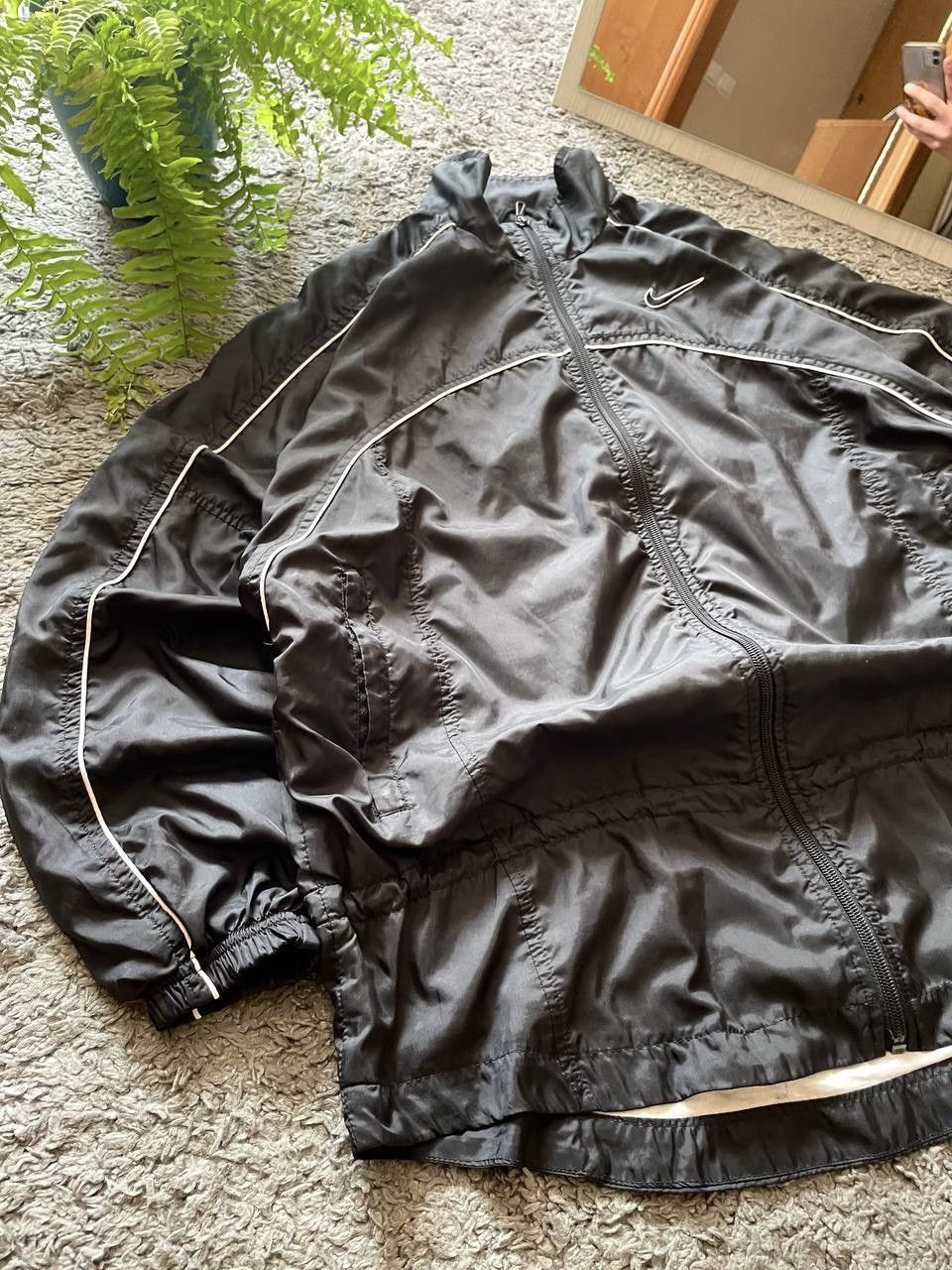 Nike × Vintage 90s Nike Vintage Light Jacket Streetwear Big Logo Swoosh Size US M / EU 48-50 / 2 - 12 Thumbnail