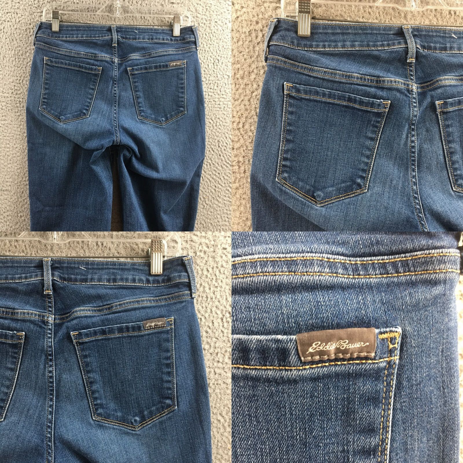 Eddie Bauer Eddie Bauer Jeans Womens 6 Blue Denim Straight Leg Mid Rise Jeans Womens Regular Slim Straight Blue Jeans 6 Mens Womens Size 28" / US 6 / IT 42 - 9 Thumbnail