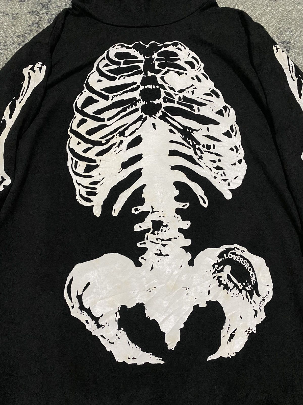 Hysteric Glamour × If Six Was Nine × Le Grande Bleu (L.G.B.) Y2k Super Lovers skelton ifsixwasnine studded hoodie Size US L / EU 52-54 / 3 - 2 Thumbnail