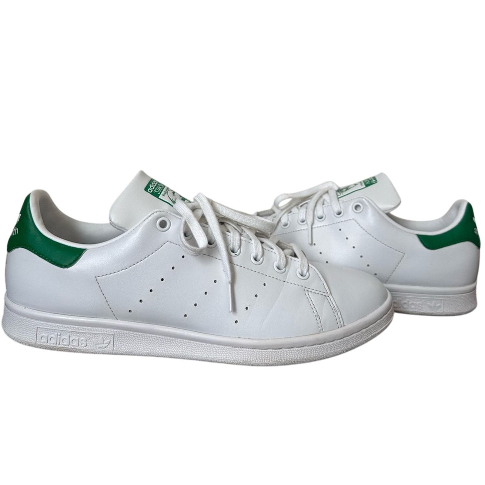 Stan Smith White Sneakers size US 11 Green Logo '20 Recycled