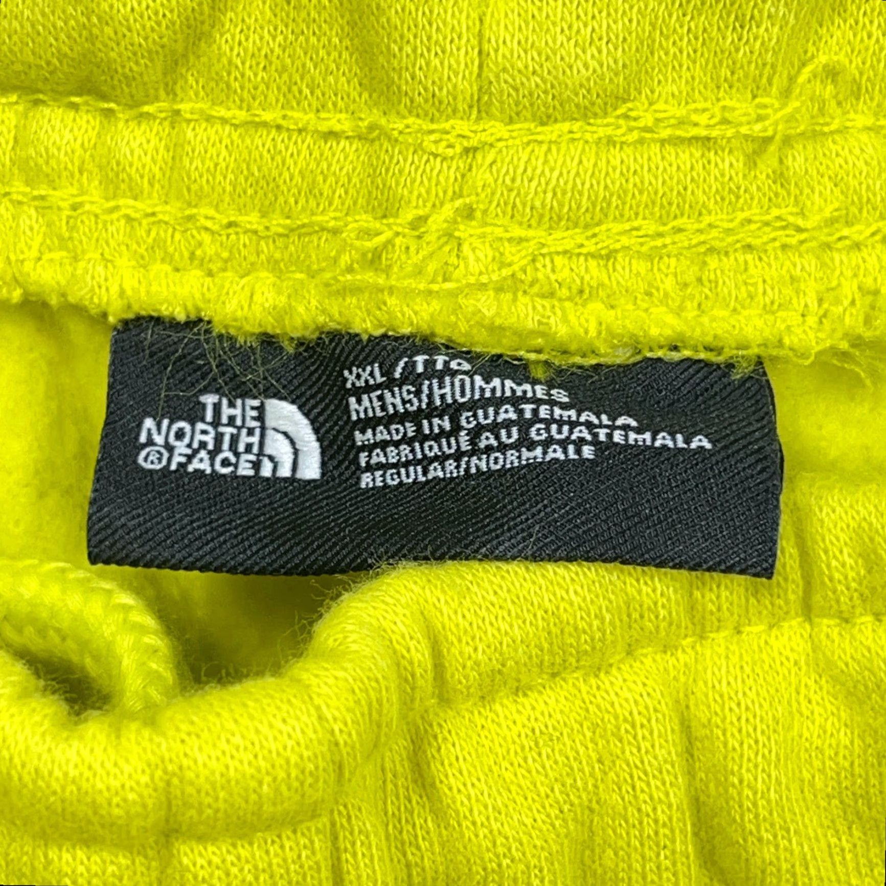 The North Face The North Face Sweat Shorts Men 2XL Yellow Neon Fleece Joggers Gym Training Shorts Size US 39 - 3 Thumbnail