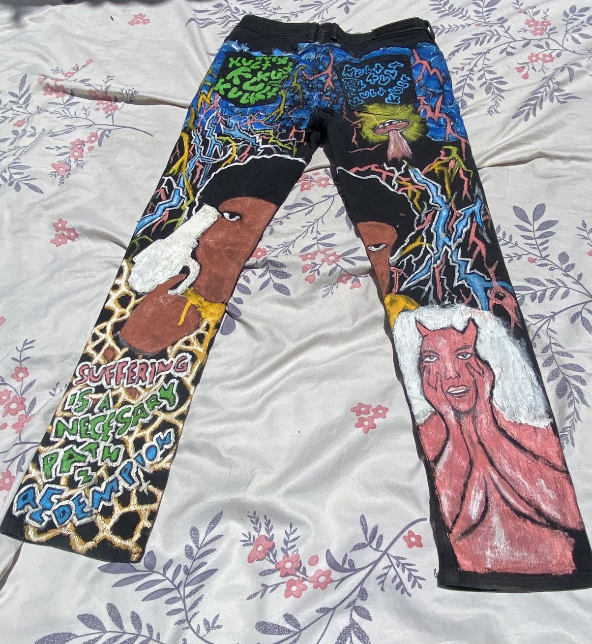 River Island CUSTOM PANTS BY KULT Size US 30 / EU 46 - 16 Thumbnail