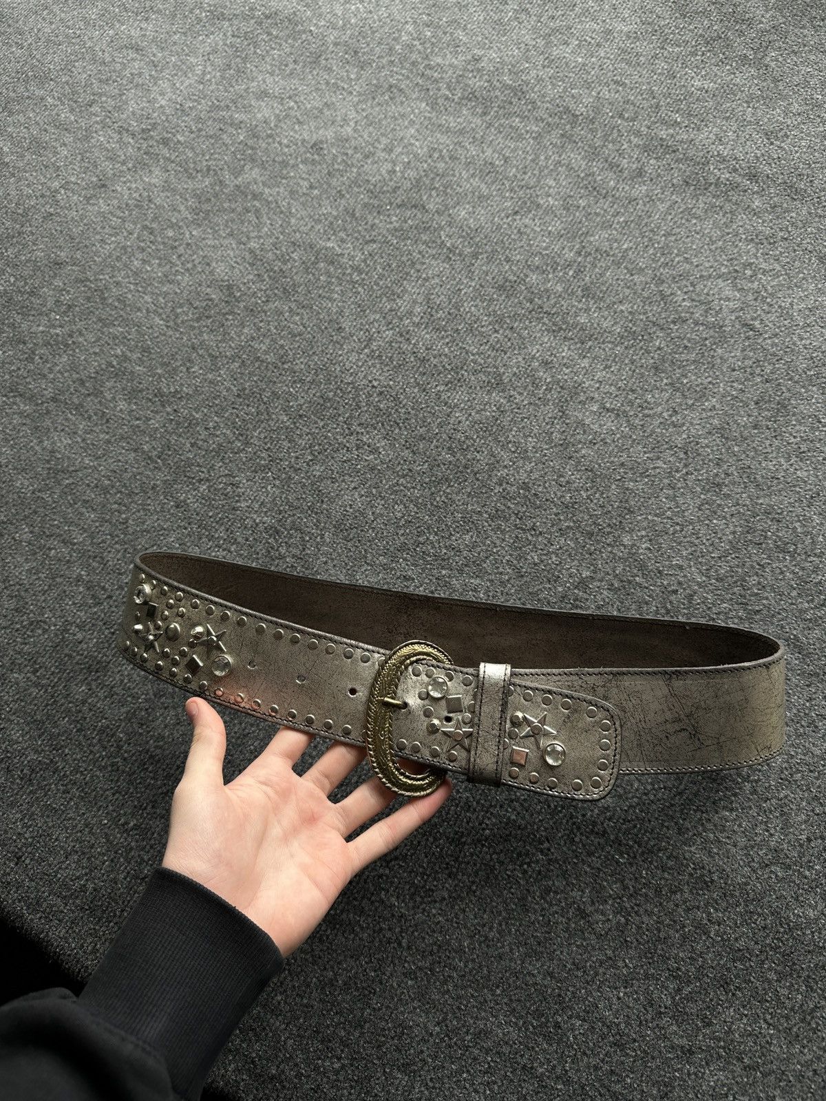 Other 🚨Vintage Crazy Metal Belt Drip Japanese Hype bb Simon Size ONE SIZE - 1 Thumbnail