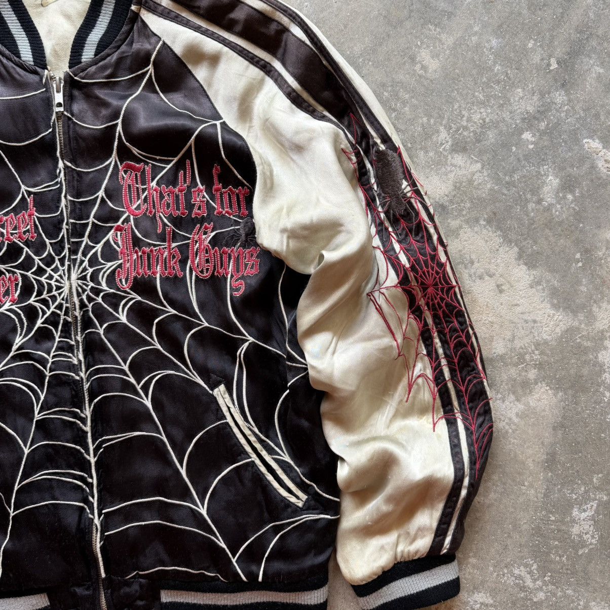 14th Addiction 🔥RARE🔥Back street cramber skull rayon sukajan jacket Size US M / EU 48-50 / 2 - 3 Thumbnail