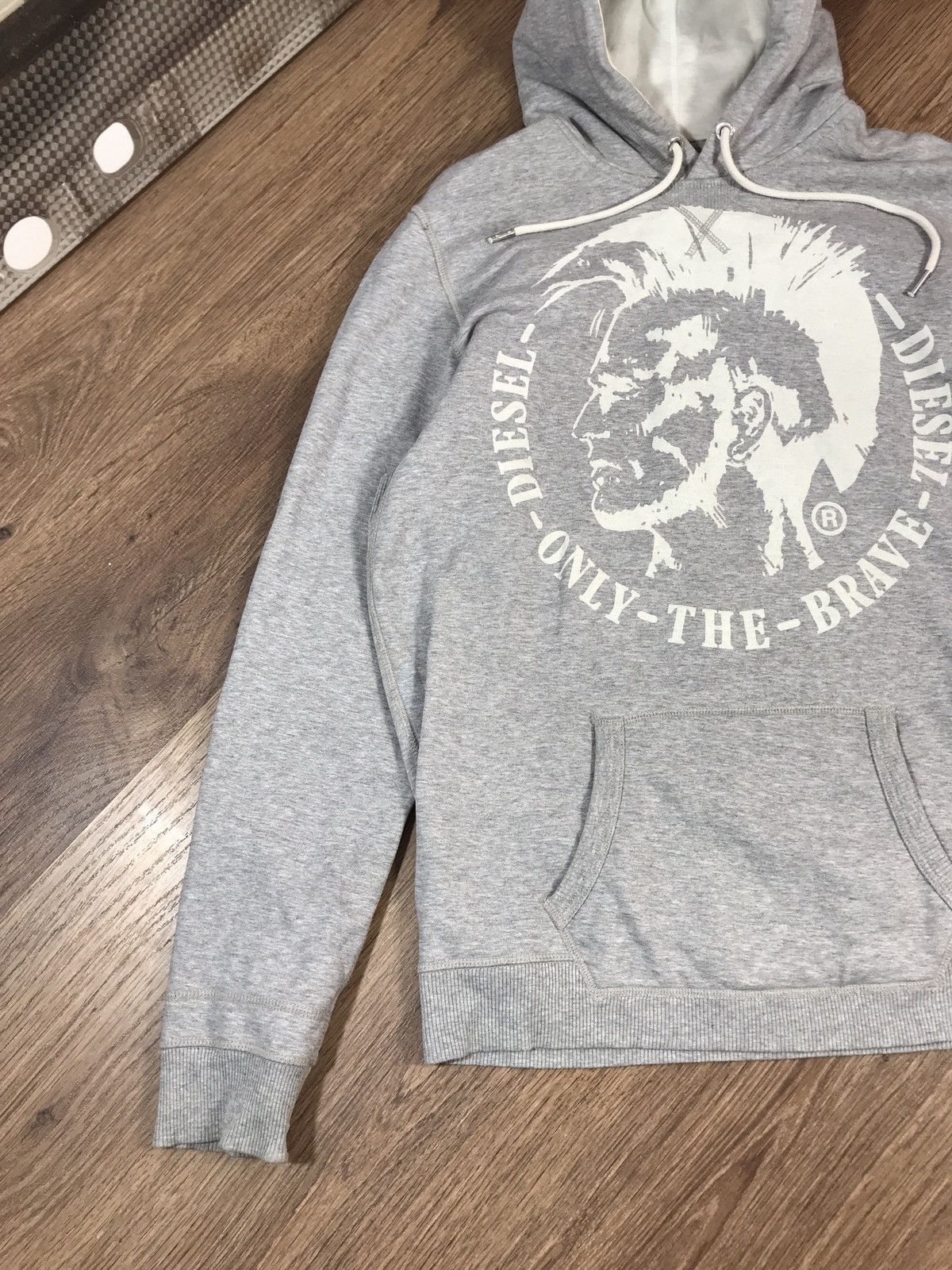 Diesel × Japanese Brand × Vintage Vintage Diesel Big Logo Hoodie Size US L / EU 52-54 / 3 - 2 Thumbnail