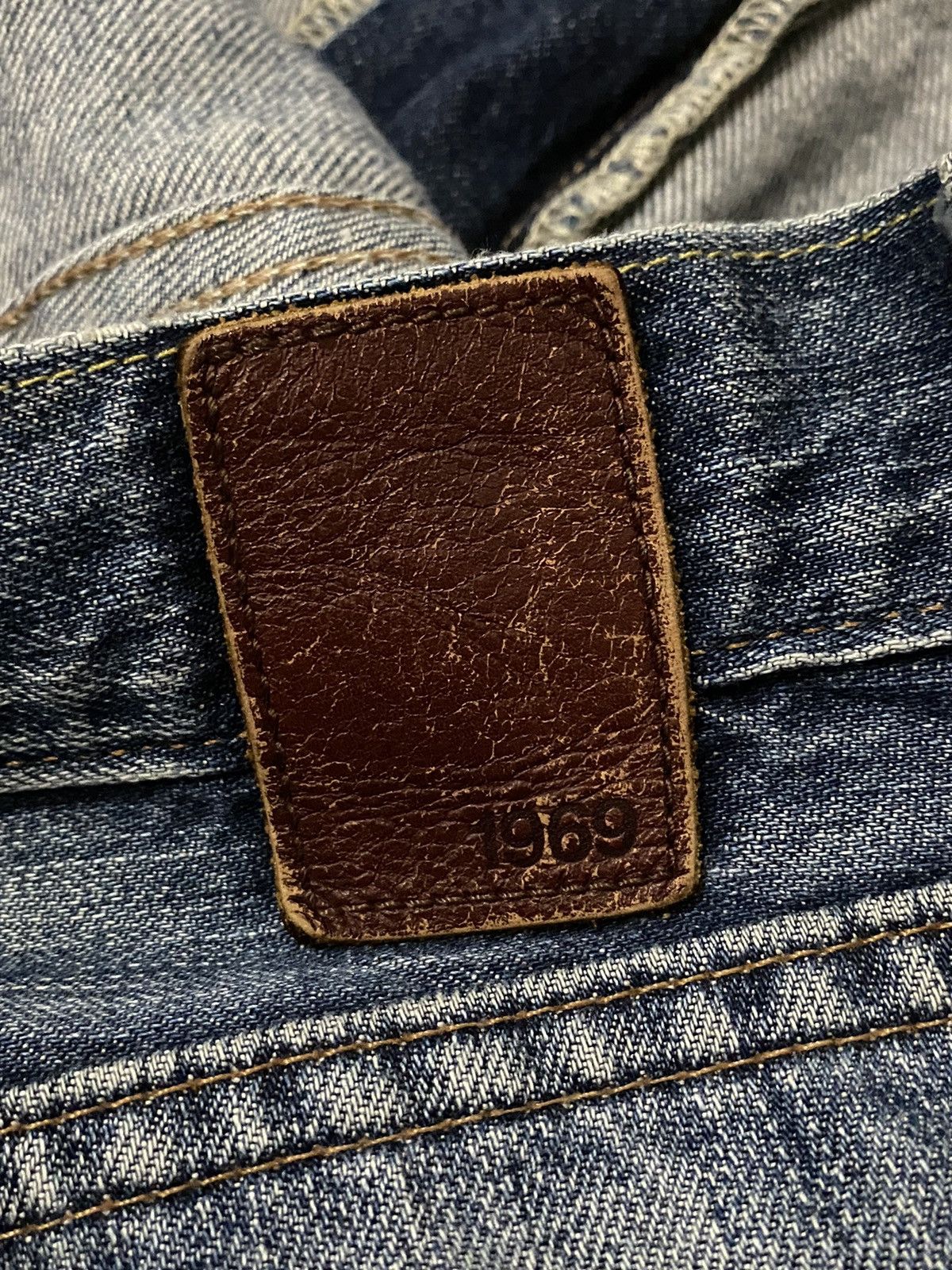 20471120 × JNCO Men Gap 1969 Jean Sandblast Distressed Art Honeycomb Knee Size US 32 / EU 48 - 18 Thumbnail