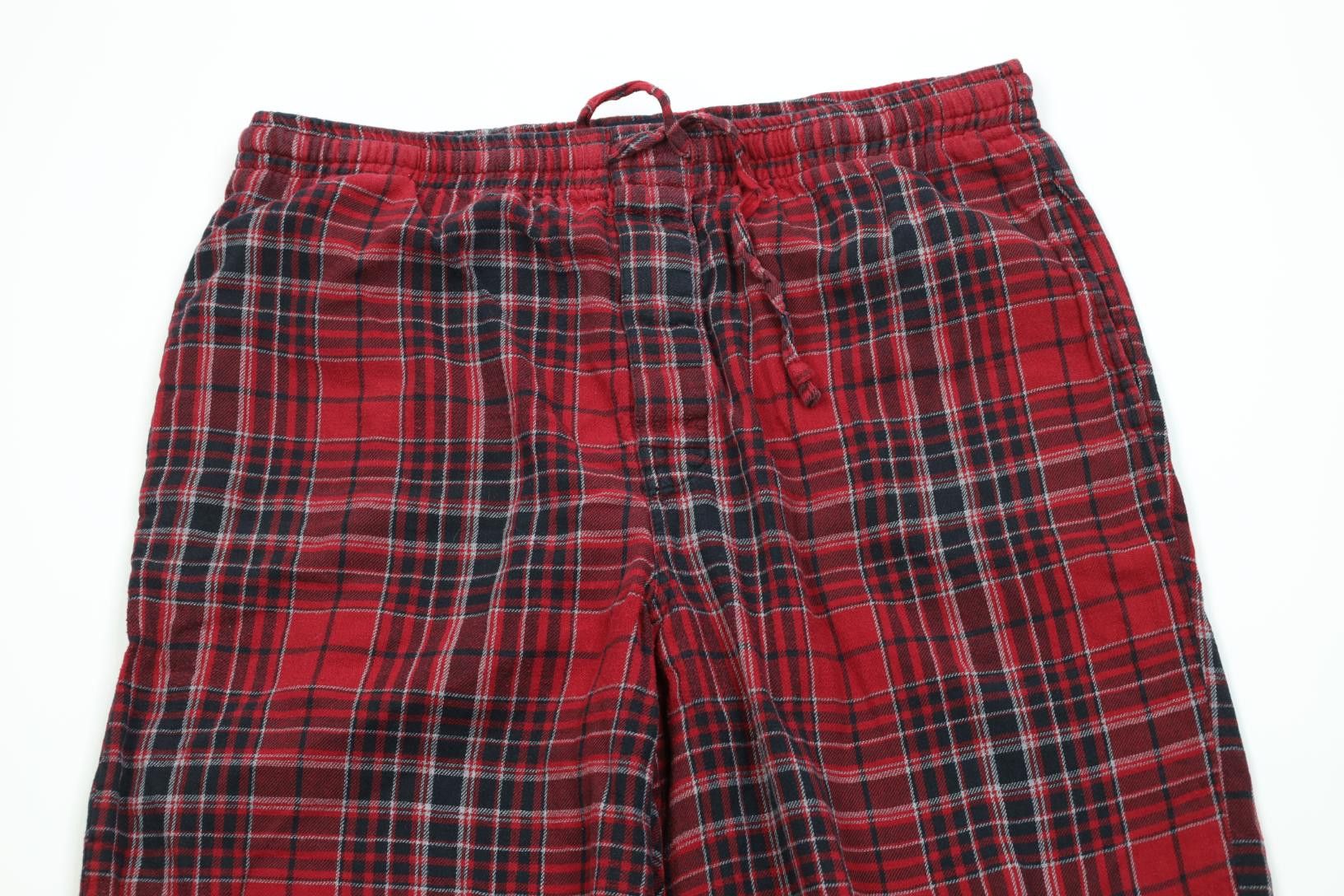 Nautica Vintage 90s Y2K Nautica Wide Leg Flannel Pajamas Pants Pjs Size US 34 / EU 50 - 2 Thumbnail