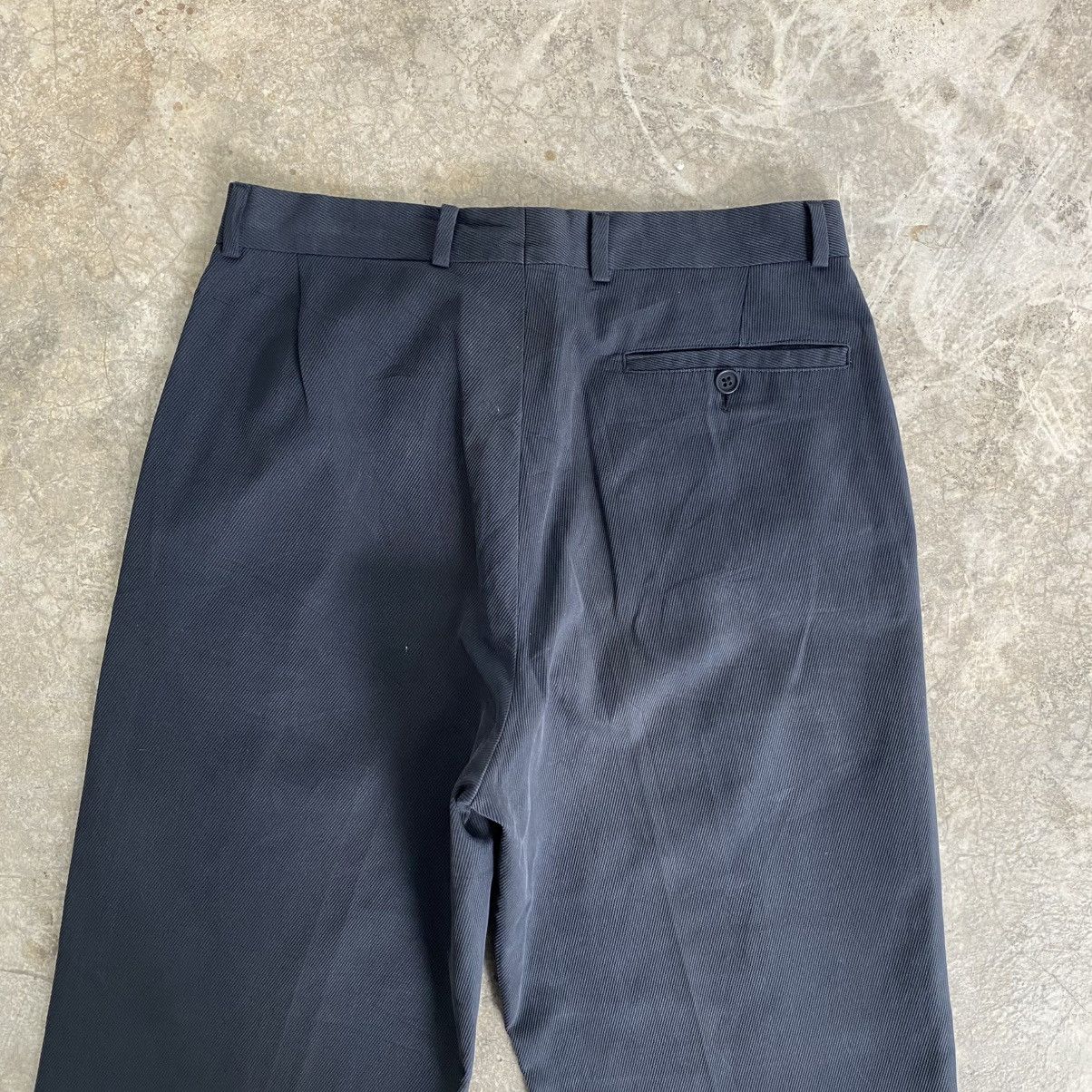 Emporio Armani 1990’s Emporio Armani Twill Cotton Wide Trouser Pants Size US 31 - 18 Thumbnail