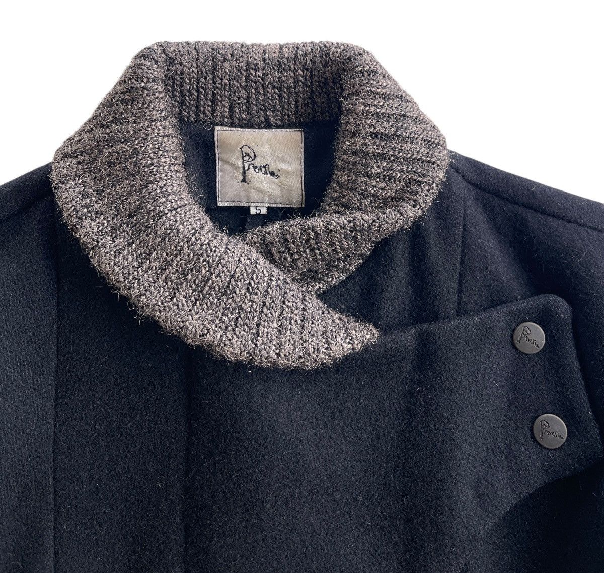 Preen by Thornton Bregrazzi Preen Wool Asymmetrical Reconstruct Jacket UK Size US S / EU 44-46 / 1 - 9 Thumbnail