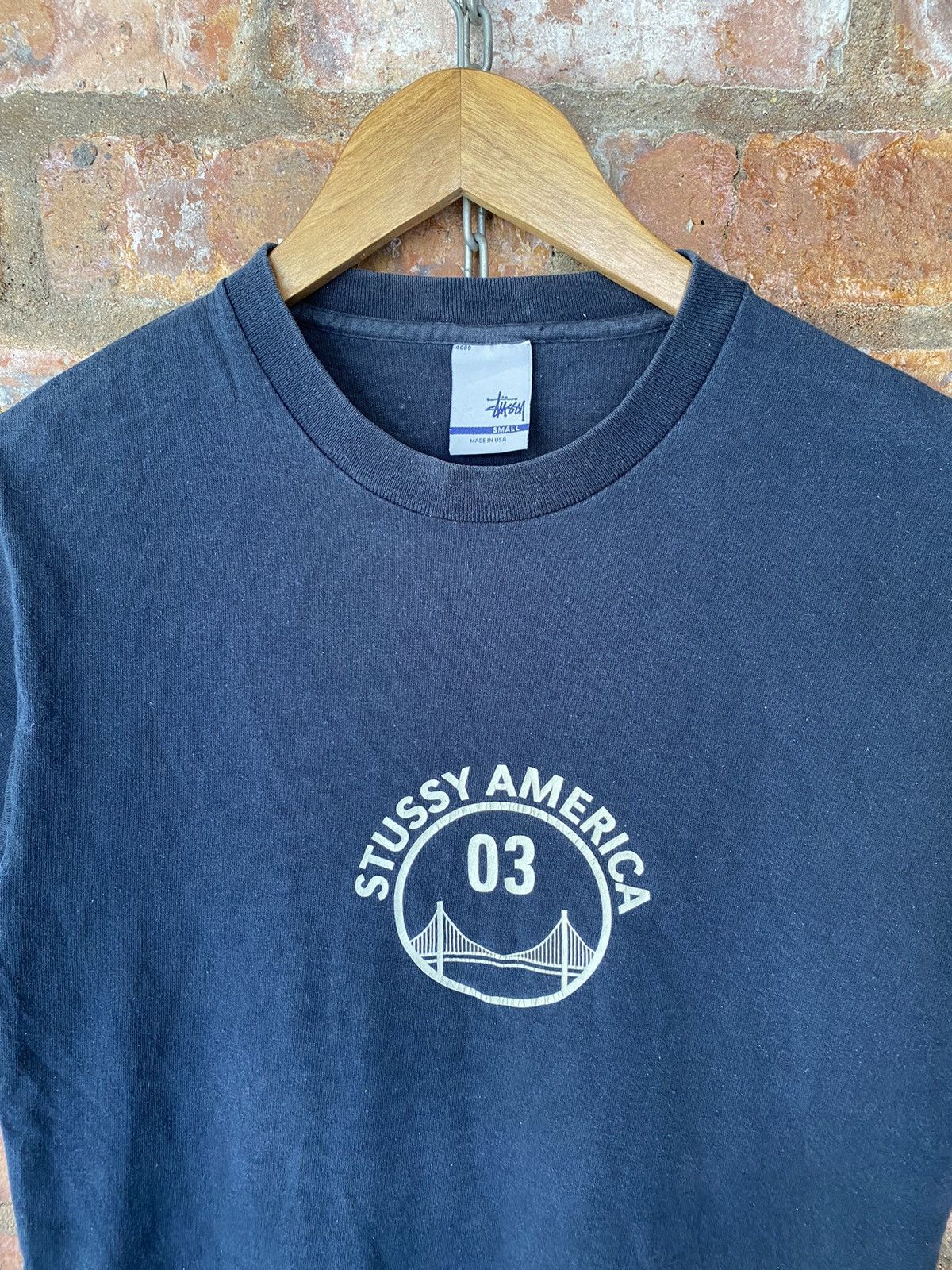 Stussy Vtg Stussy 03 Stussy America New York tee Size US XS / EU 42 / 0 - 3 Thumbnail