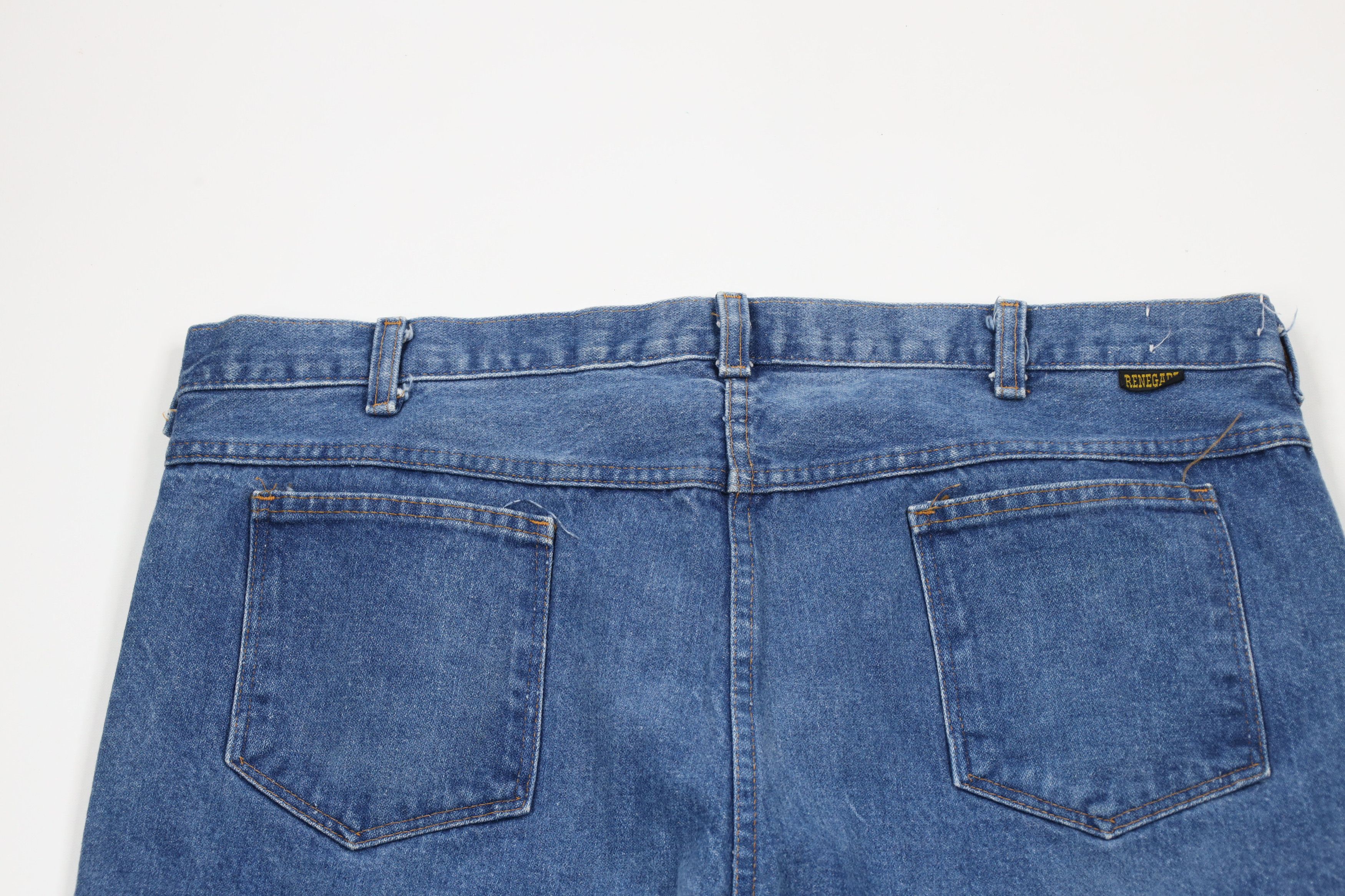 Vintage Vintage 70s Streetwear Straight Leg Denim Jeans Blue USA Size US 40 / EU 56 - 10 Thumbnail