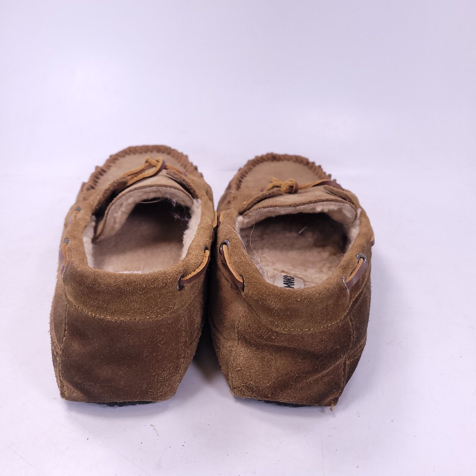 Minnetonka Minnetonka Comfort Slide Moccasin Slipper Mens Size 9 Brown Size US 9 / EU 42 - 3 Thumbnail