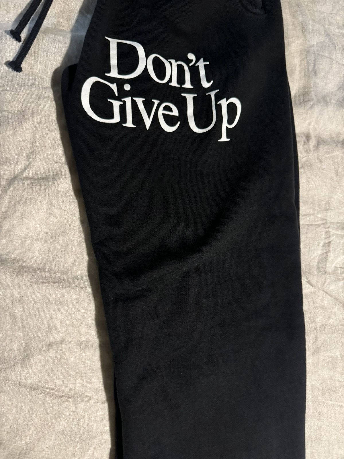 Death Grips × Praying Praying Don't Give Up Sweats Washed Black XL Size 36" / US 14 / IT 50 - 8 Thumbnail