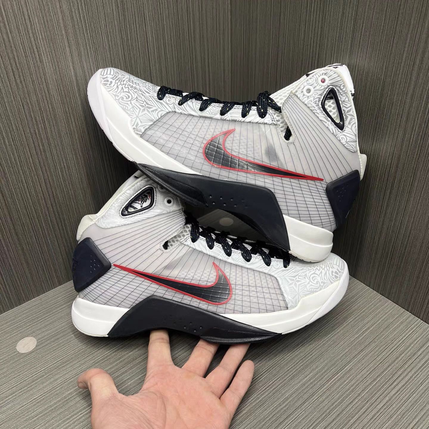Nike Nike Adapt BB Mag Wolf Grey Basketball Shoes K15 Size US 11 / EU 44 - 5 Thumbnail