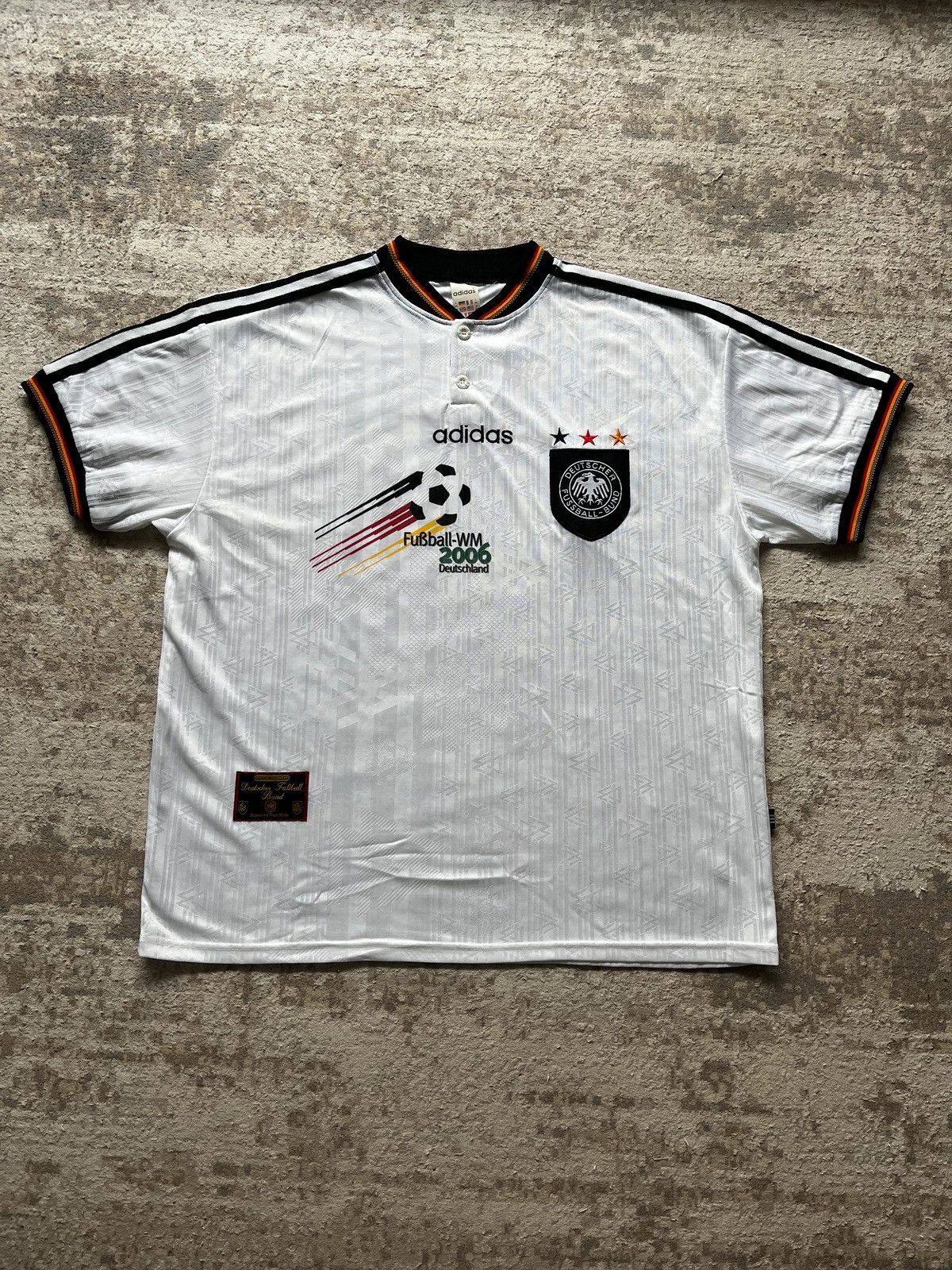 Adidas Adidas 1996-98 Germany WM2006 Promo Home Shirt Jersey Size US XXL / EU 58 / 5 - 11 Thumbnail