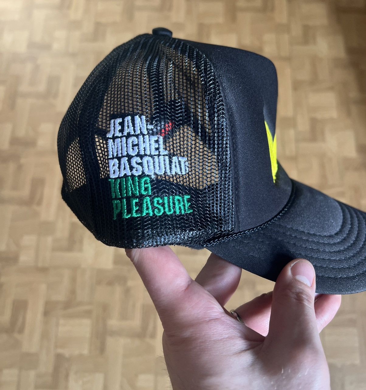 Jean-Michel Basquiat Jean-Michel Basquiat King Pleasure exhibition exclusive hat Size ONE SIZE - 3 Thumbnail