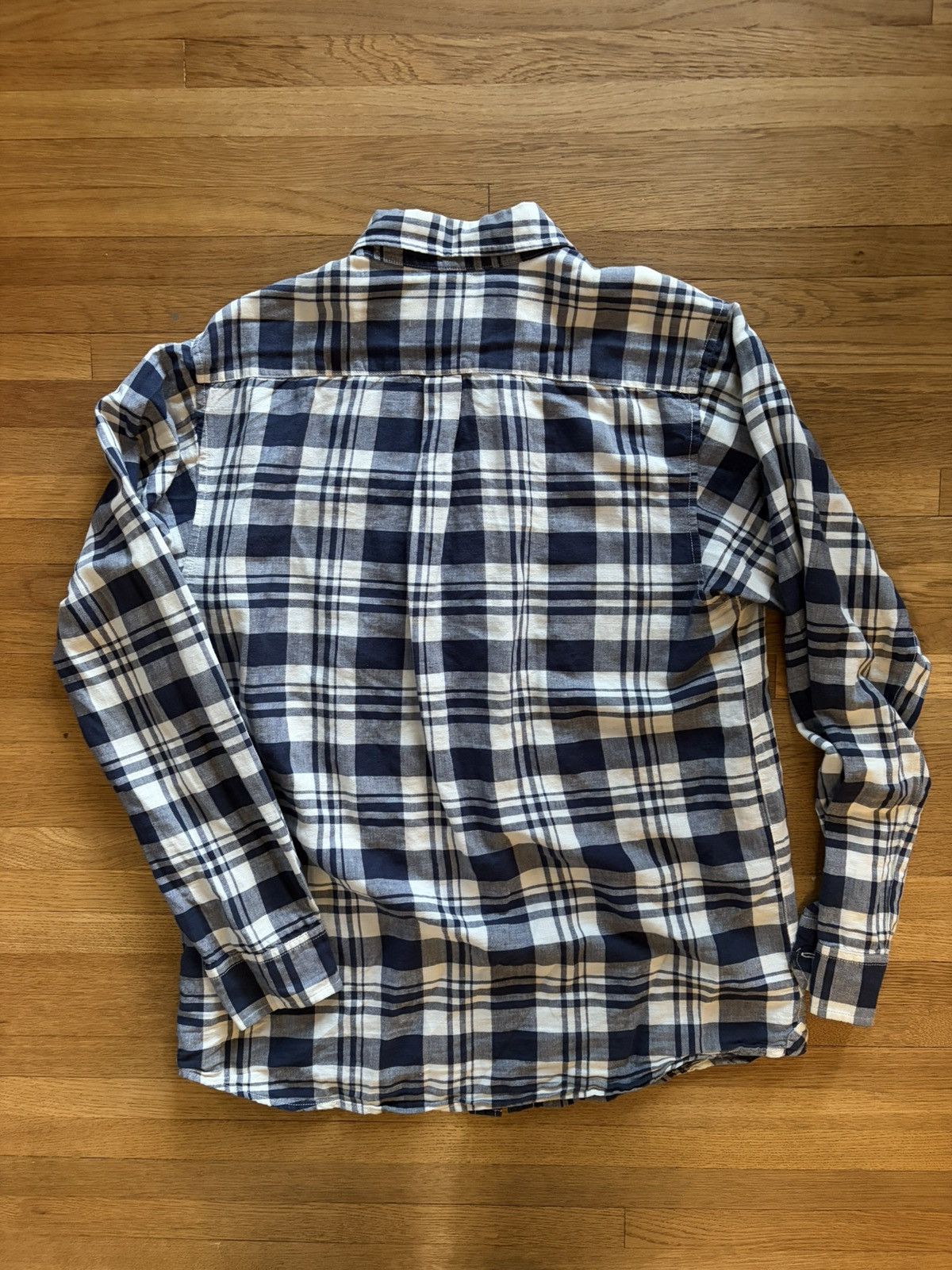 The North Face Linen Plaid Button Down Shirt Size US M / EU 48-50 / 2 - 2 Thumbnail