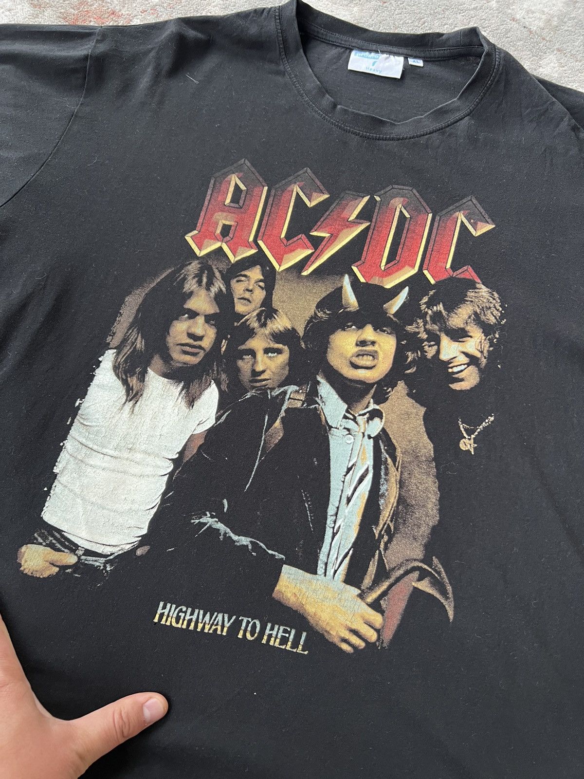 AC/DC Vintage AC/DC Highway To Hell Tee Size US XL / EU 56 / 4 - 2 Thumbnail