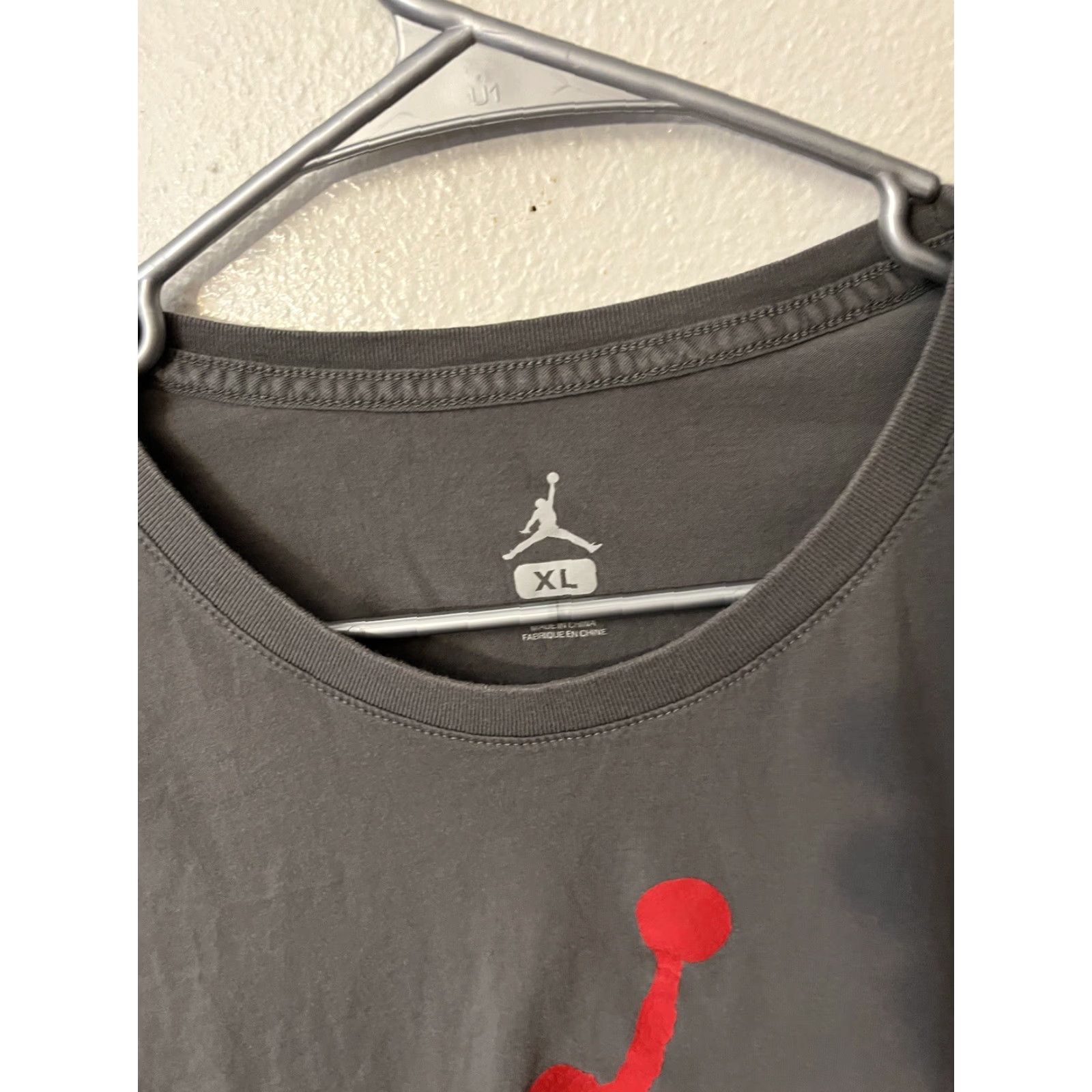 Jordan Brand Jordan T-Shirt Gray XL Graphic Logo Crew Neck Short Sleeve Men’s/ Mens JORDAN Shirt, All Seasons, Breathable, 90s? No. Size US XL / EU 56 / 4 - 2 Thumbnail