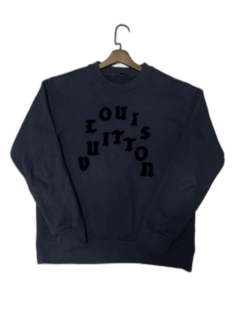 Louis Vuitton Louis Vuitton Flocked Logo Sweatshirt-2505 Size US XL / EU 56 / 4 - 1 Thumbnail