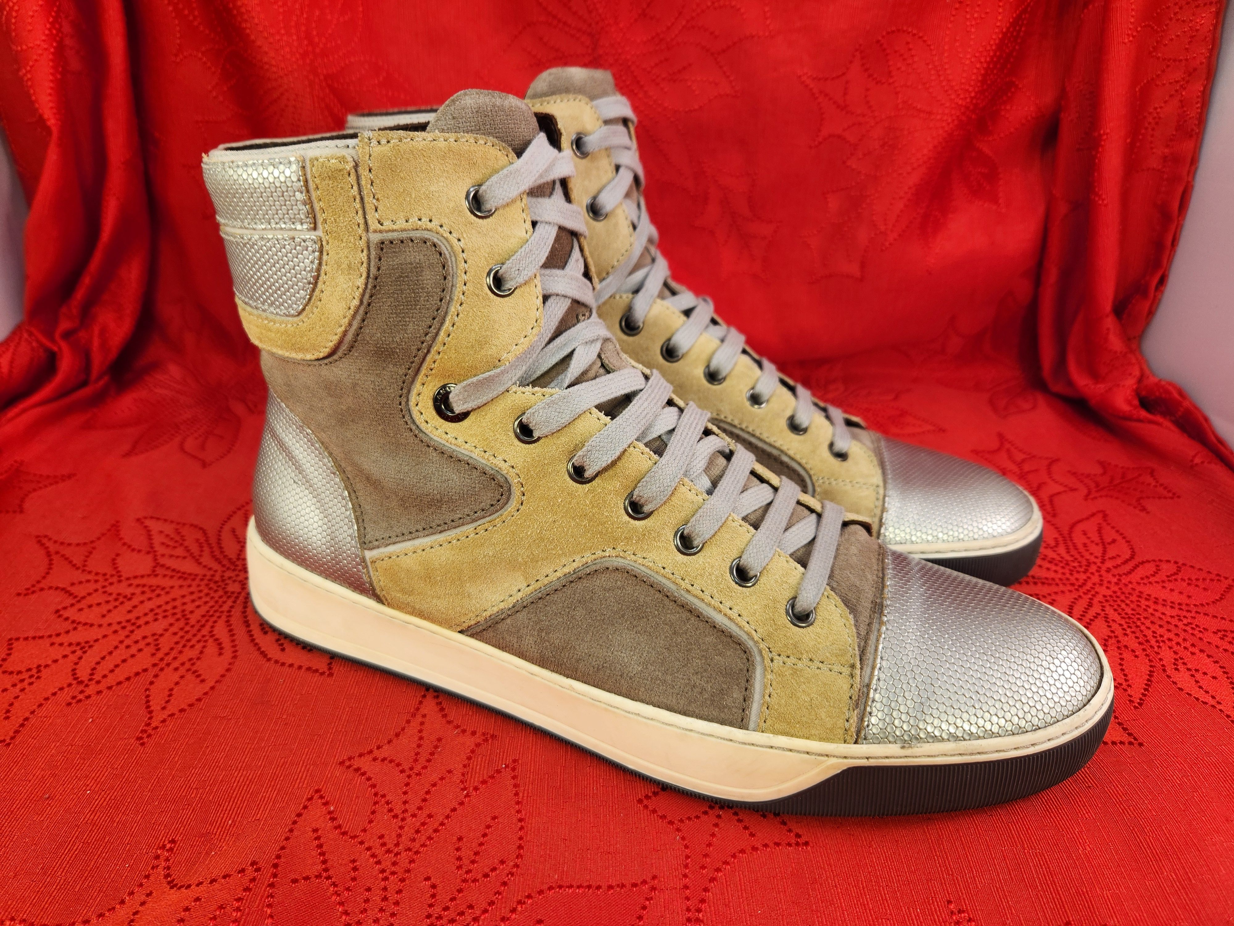 Lanvin MULTICOLOR TEXTURED LEATHER Size US 10 / EU 43 - 2 Thumbnail
