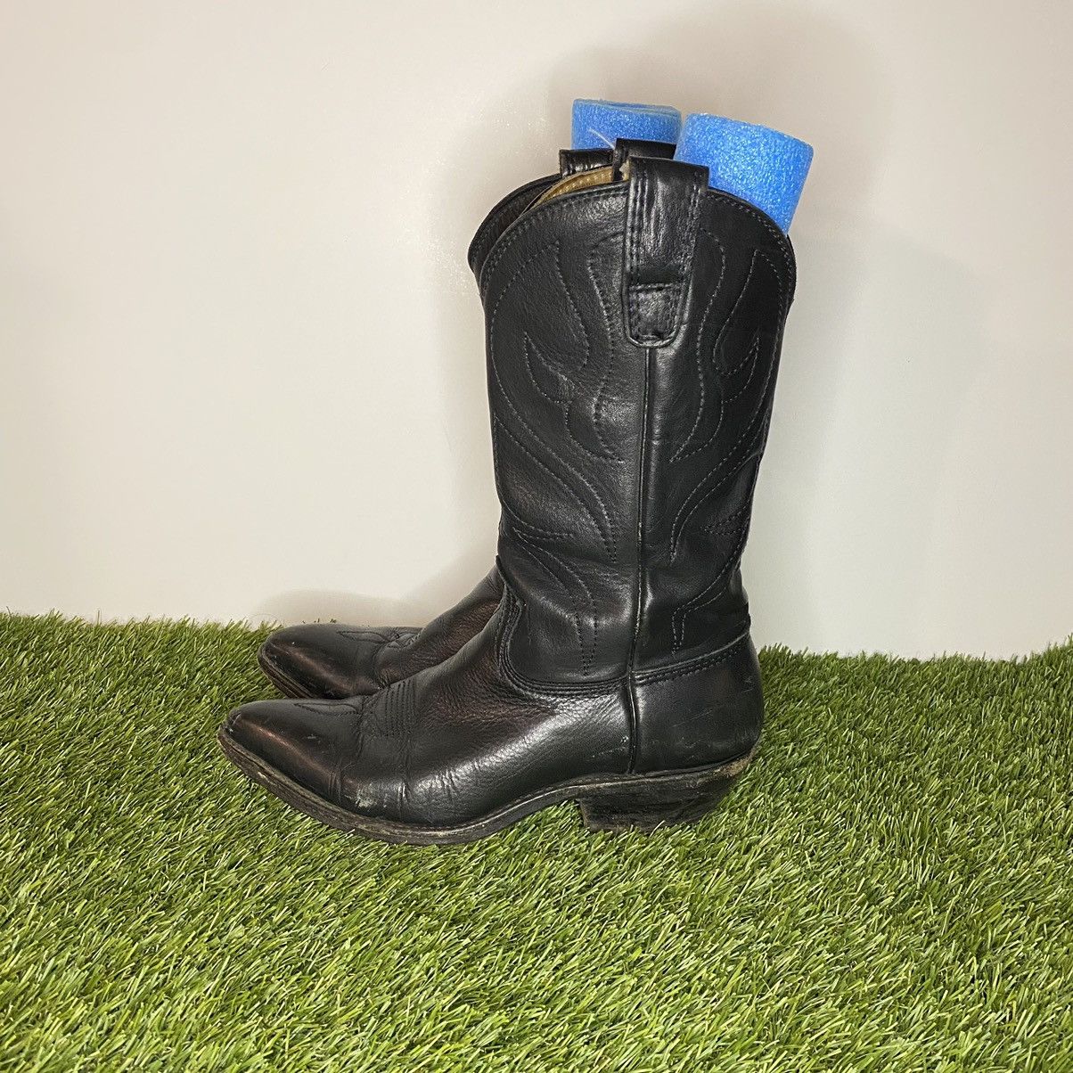 Vintage 1977 Stewart Co. Boots Hand Made in USA Cowboy Boots Size US 9 / EU 42 - 3 Thumbnail