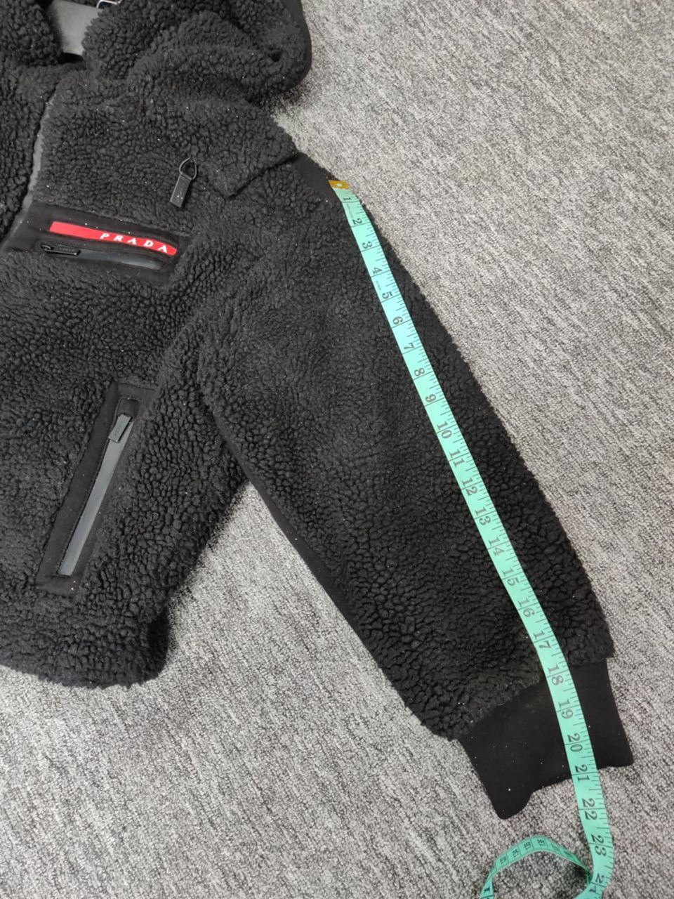 Prada Prada Recycled Technical Fleece Sherpa Hoodie Jacket Size US L / EU 52-54 / 3 - 21 Thumbnail