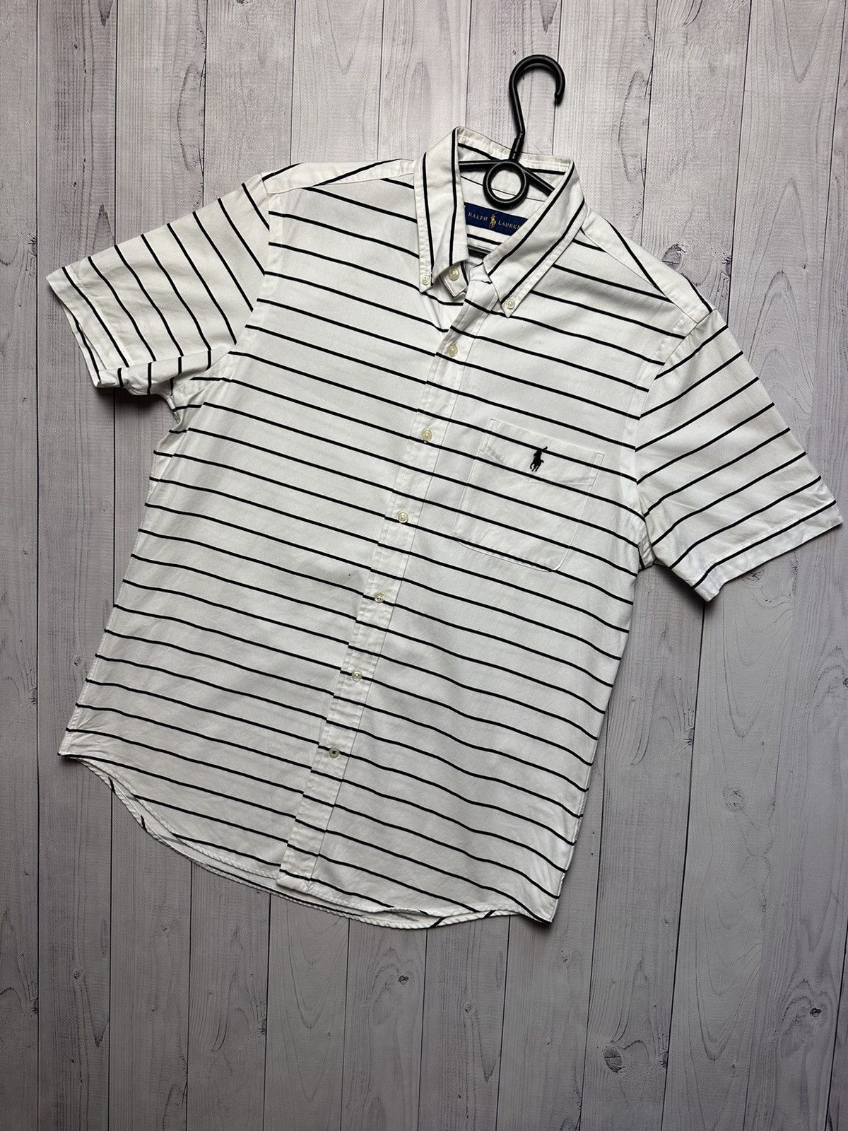 Polo Ralph Lauren × Vintage Vintage polo Ralph Lauren shirt size M rare striped Size US M / EU 48-50 / 2 - 1 Thumbnail