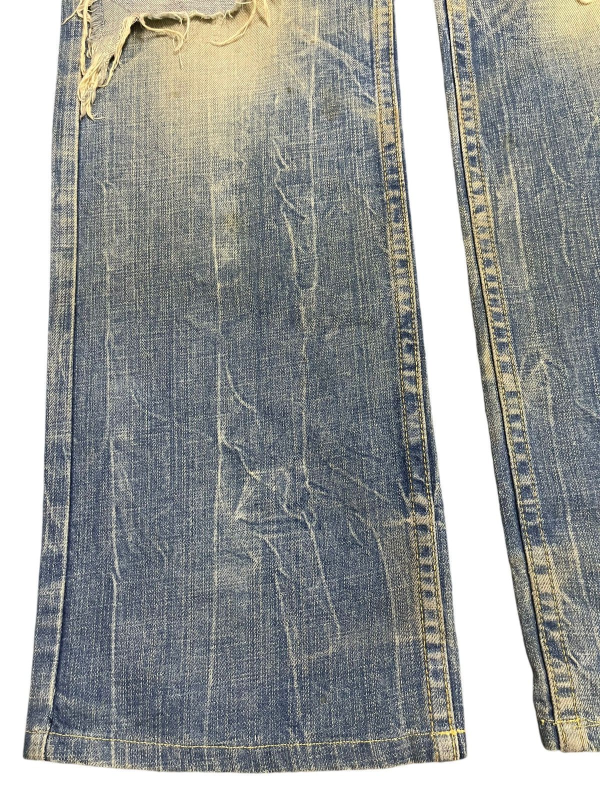 14th Addiction Vintage Japanese Brand Mud Wash Distressed Style Loose Jeans Size US 38 / EU 54 - 7 Thumbnail
