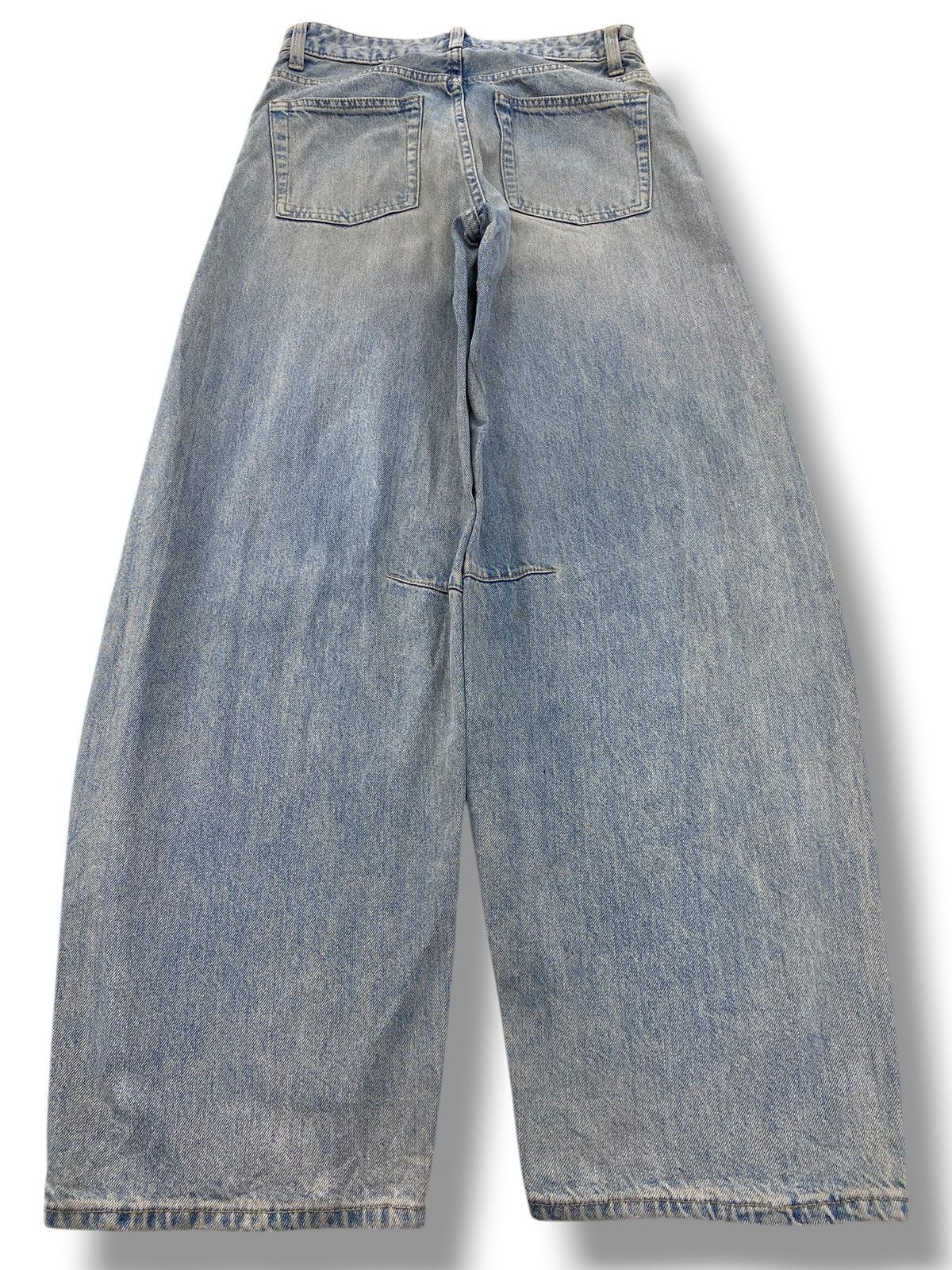 GU GU Faded Wash Style Baggy Jeans Size US 26 / EU 42 - 3 Thumbnail