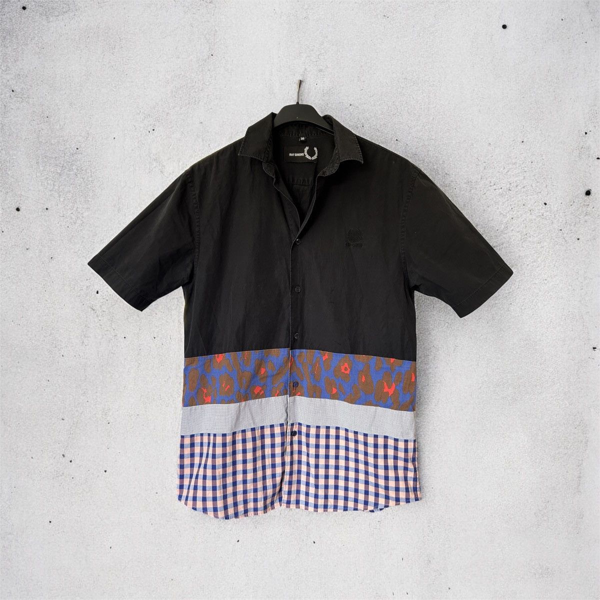 Raf Simons x Fred Perry short sleeve shirt multicolor