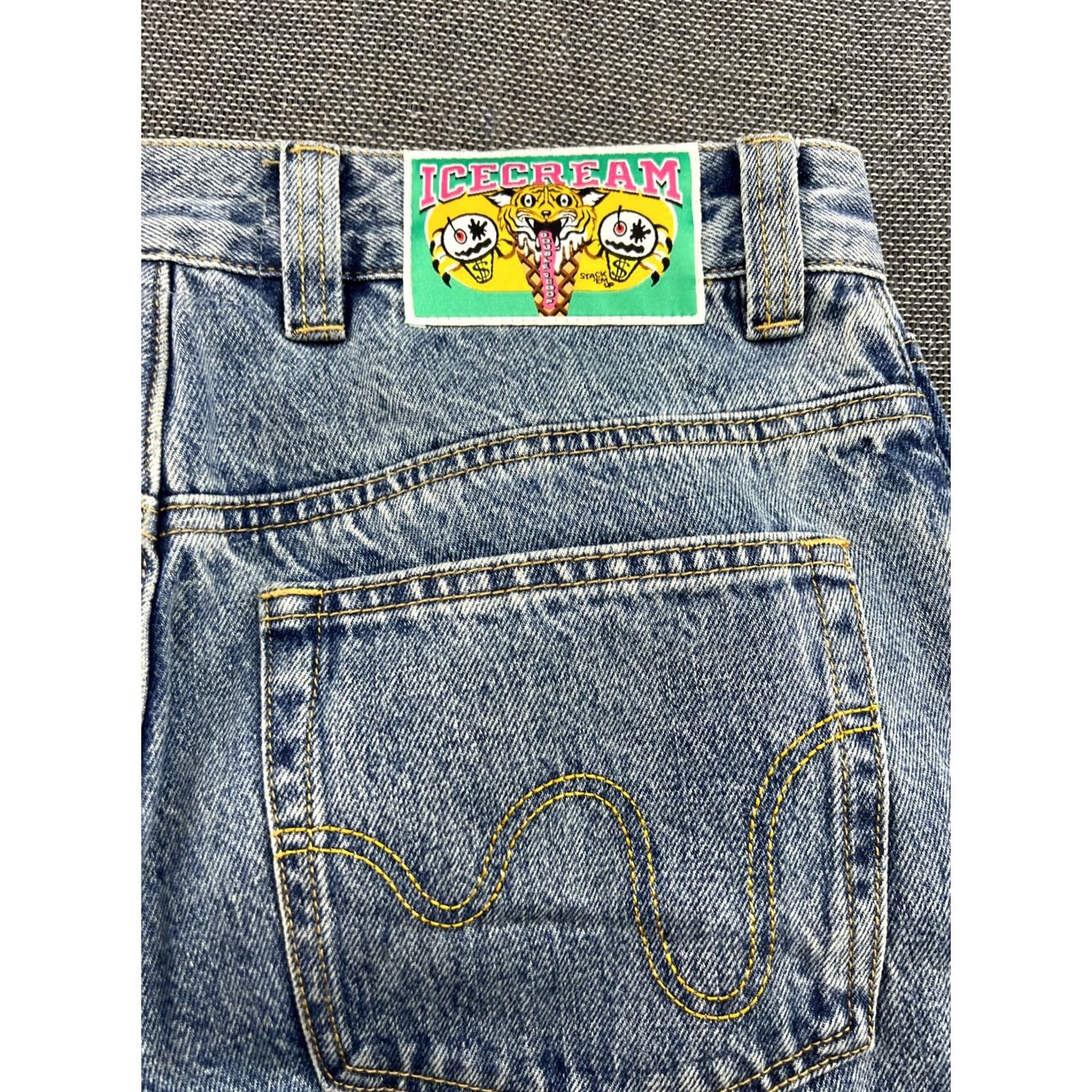 Billionaire Boys Club VINTAGE Billionaire Boys Club Jeans Mens 30 Blue ICECREAM Running Dog Size Double Scoop Size US 30 / EU 46 - 5 Thumbnail