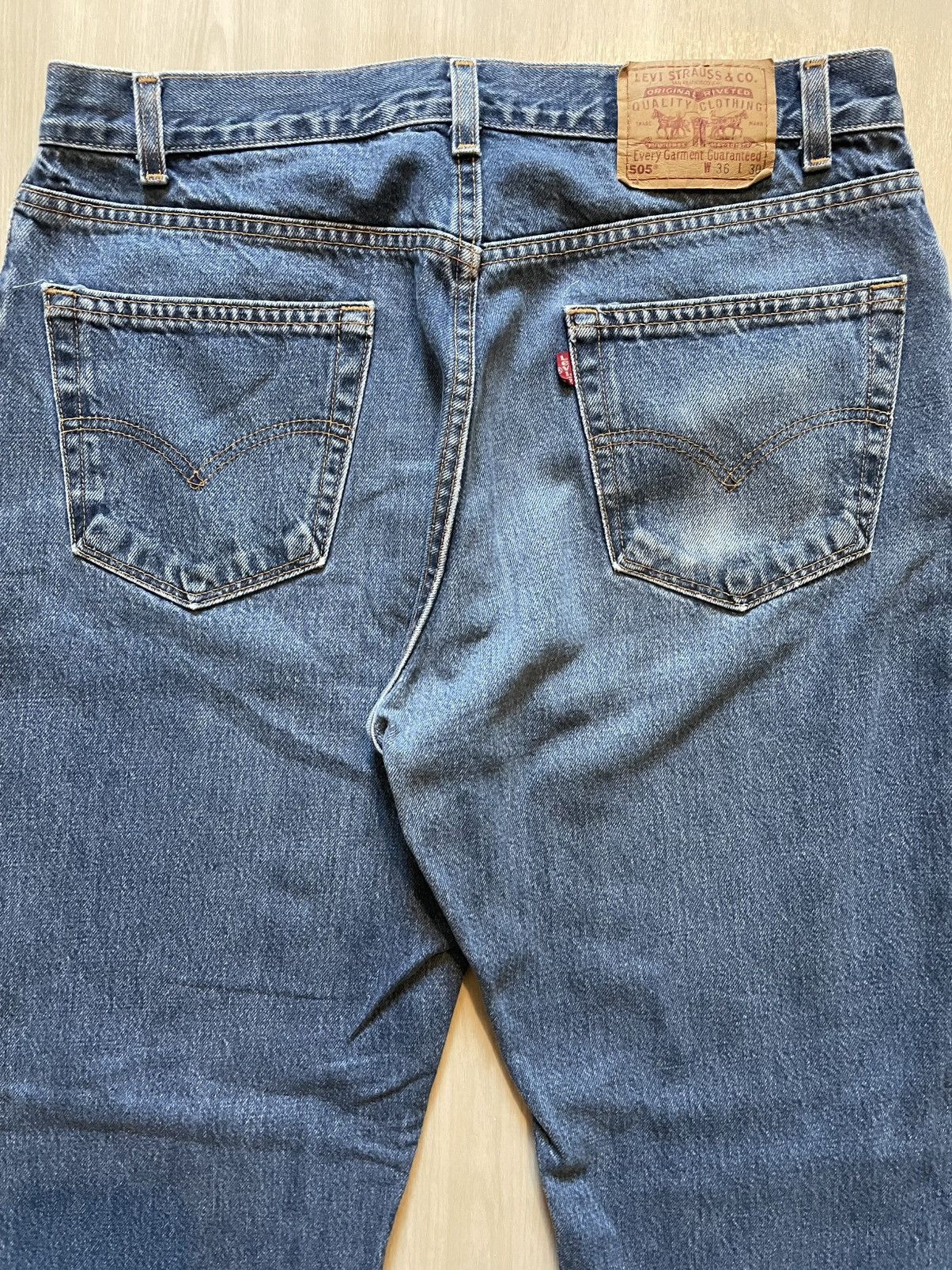 Levi's VTG Y2K 2000 Levis 505 Made In USASz 36x30 *34x30 Size US 34 / EU 50 - 2 Thumbnail