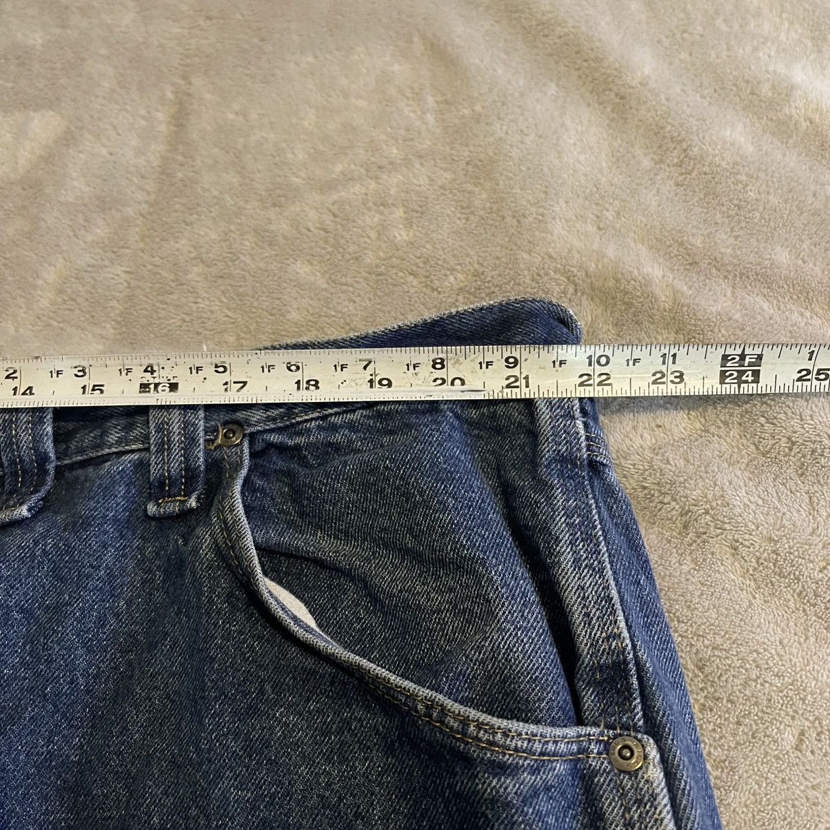 Wrangler Vintage 90s Wrangler Riggs Mens Blue Carpenter Jeans 46x32 Size US 44 / EU 60 - 6 Thumbnail