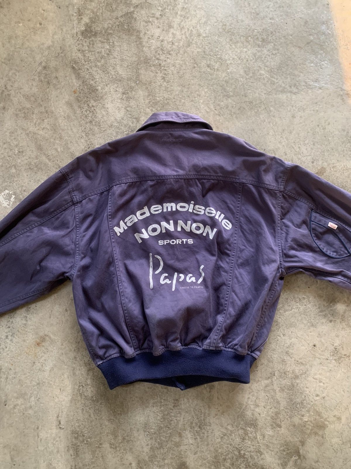 Japanese Brand × Mademoiselle Non Non mademoiselle Non Non sports spell out jacket Size US M / EU 48-50 / 2 - 9 Thumbnail